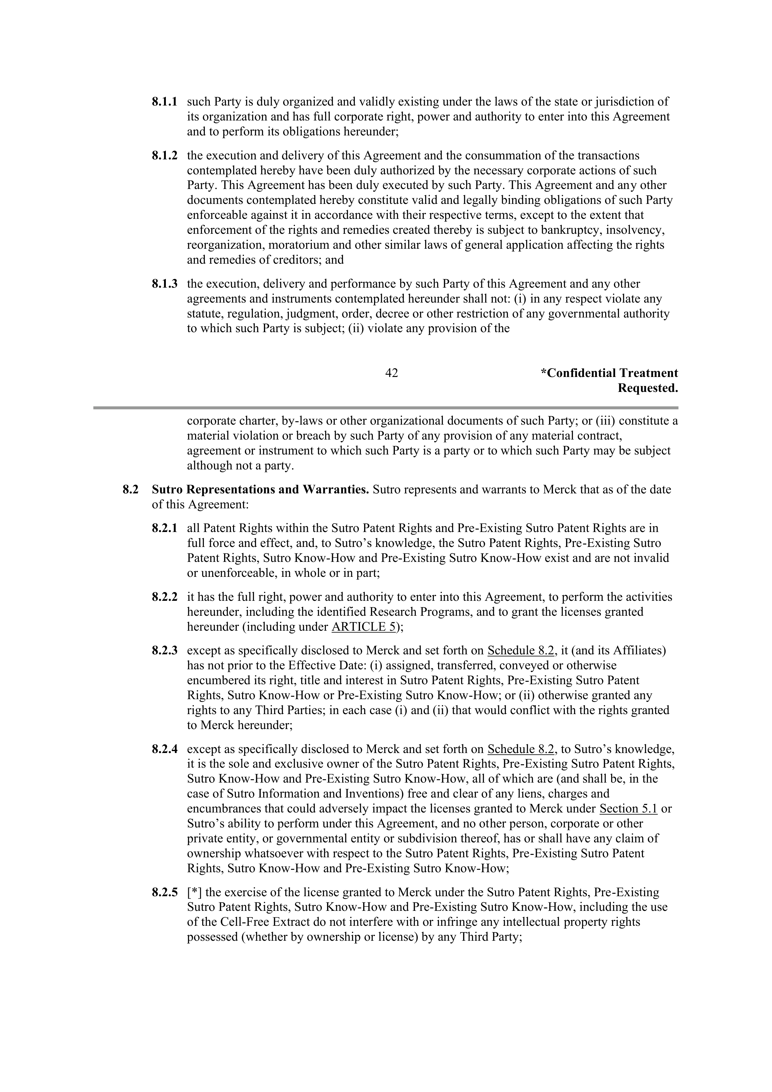 Merck Research Collaboration Agreement — page 37
