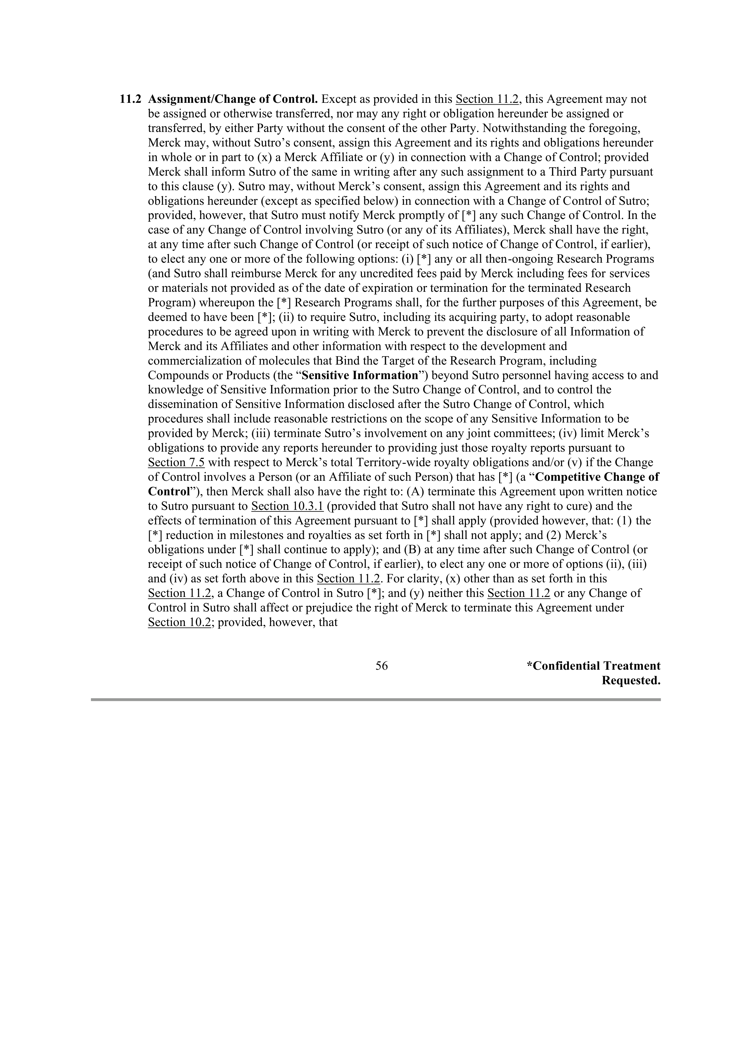 Merck Research Collaboration Agreement — page 49