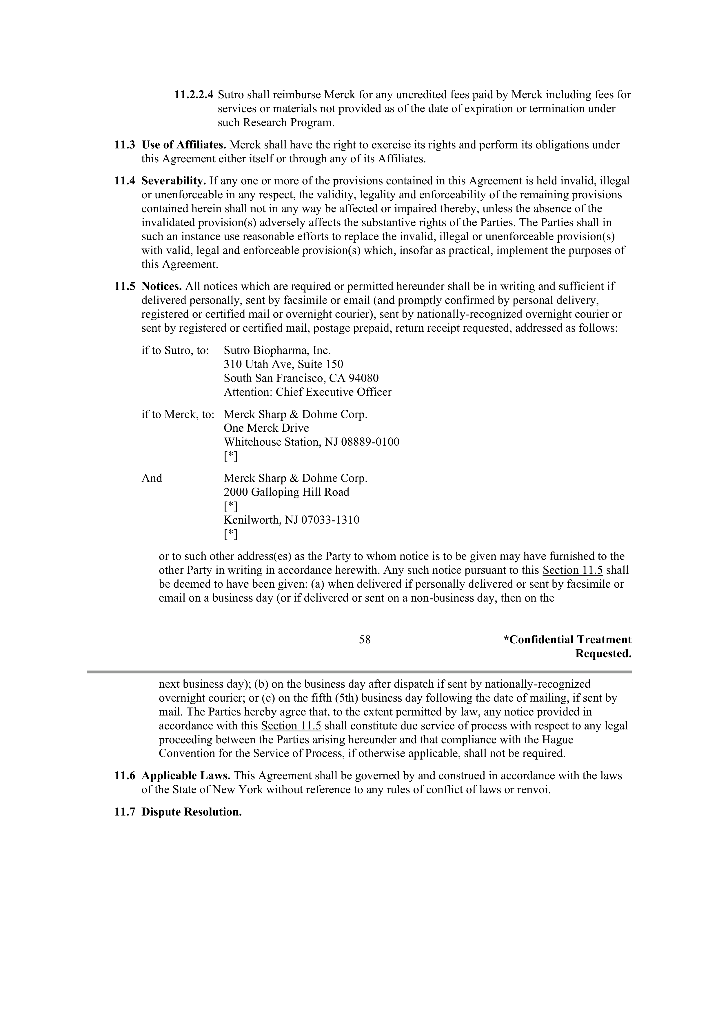 Merck Research Collaboration Agreement — page 51