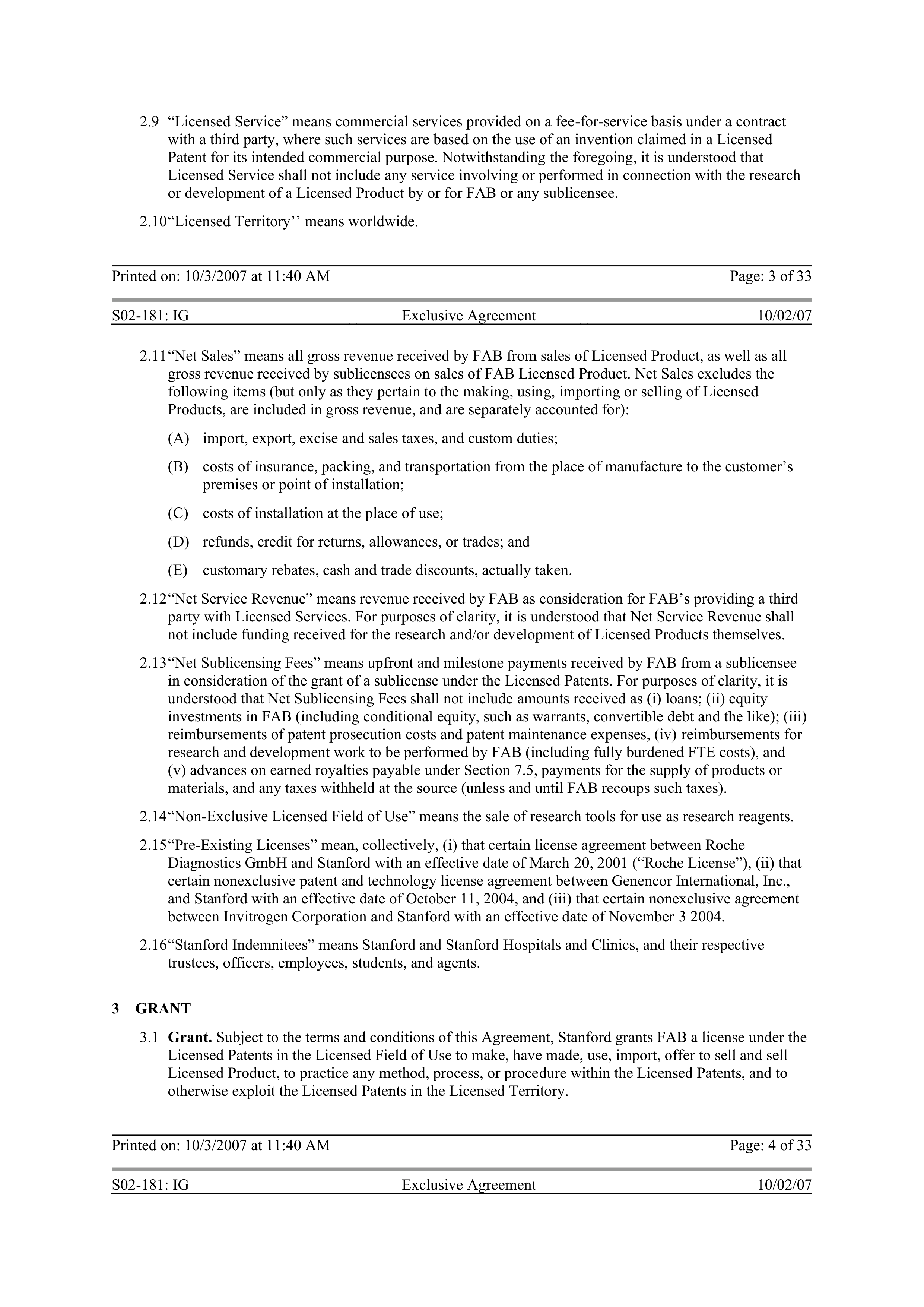 Merck Research Collaboration Agreement — page 61