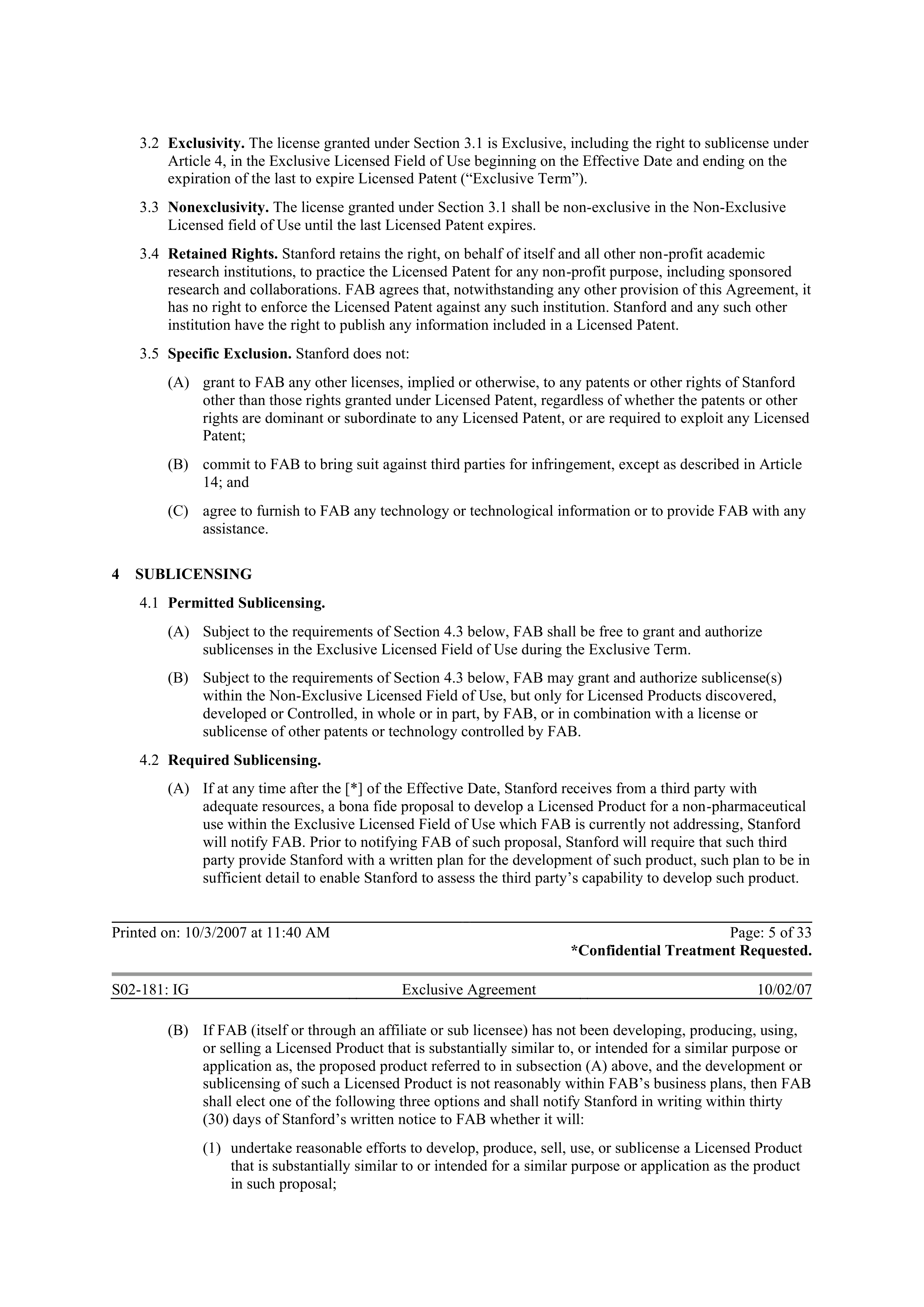Merck Research Collaboration Agreement — page 62