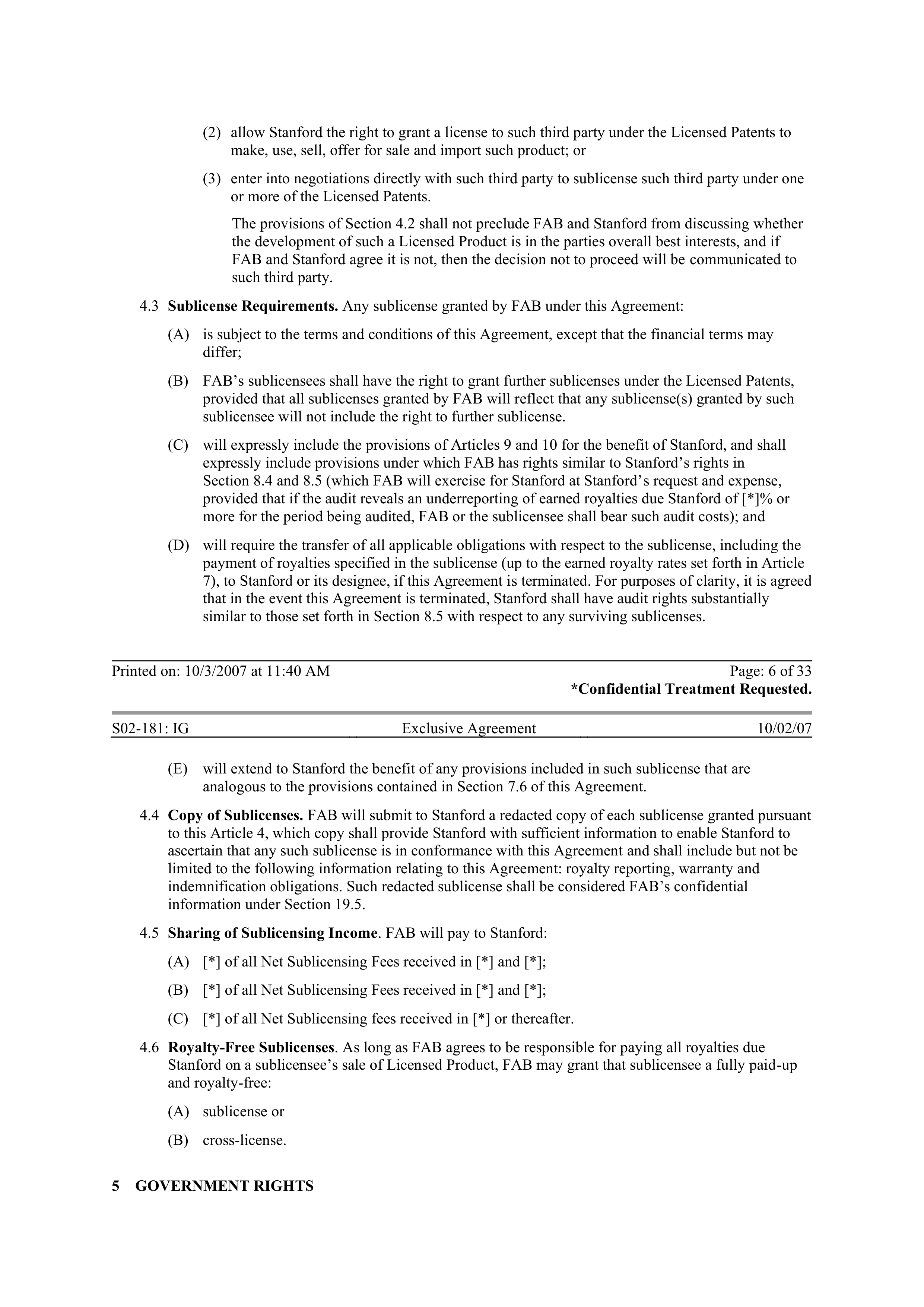 Merck Research Collaboration Agreement — page 63