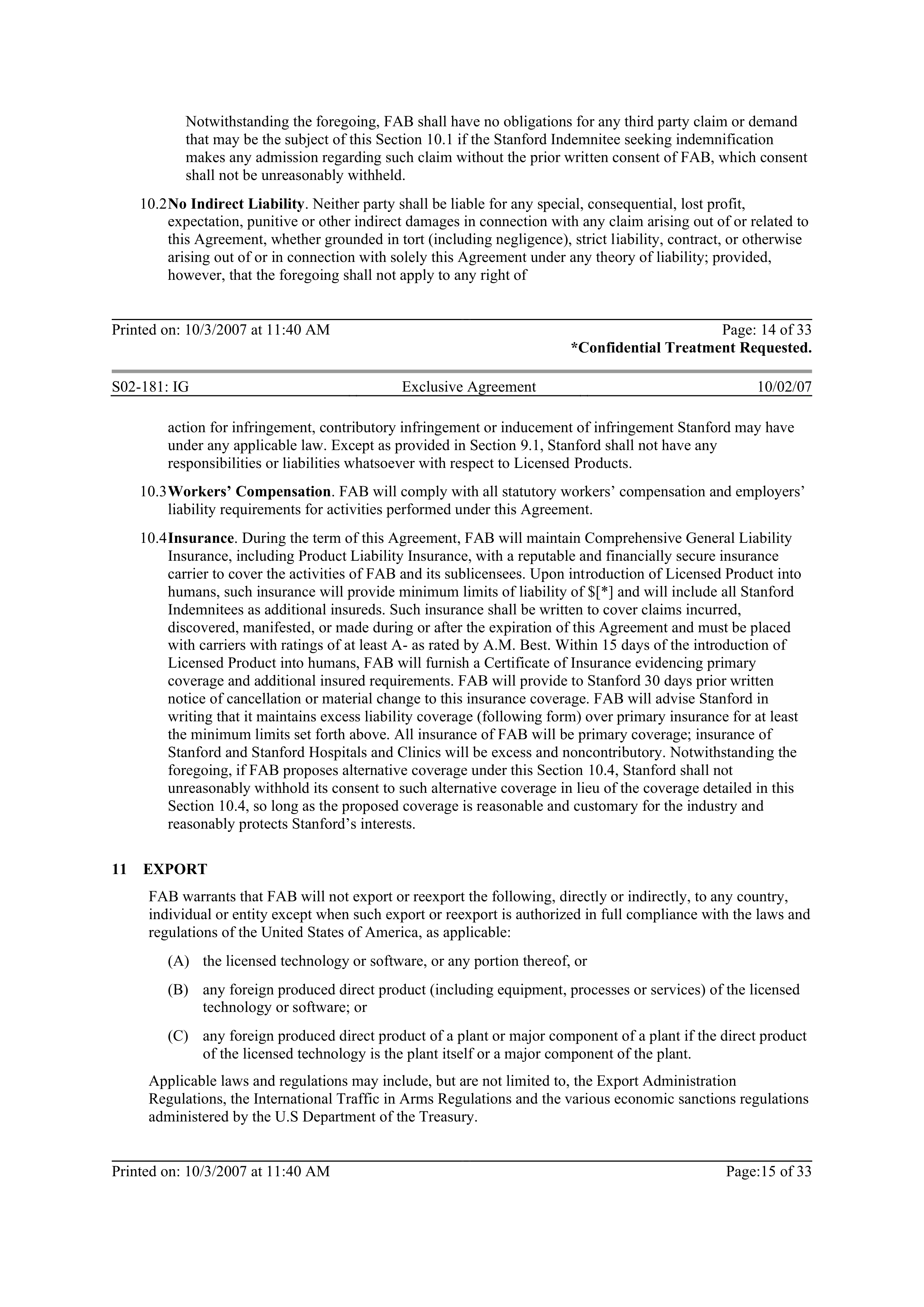 Merck Research Collaboration Agreement — page 70
