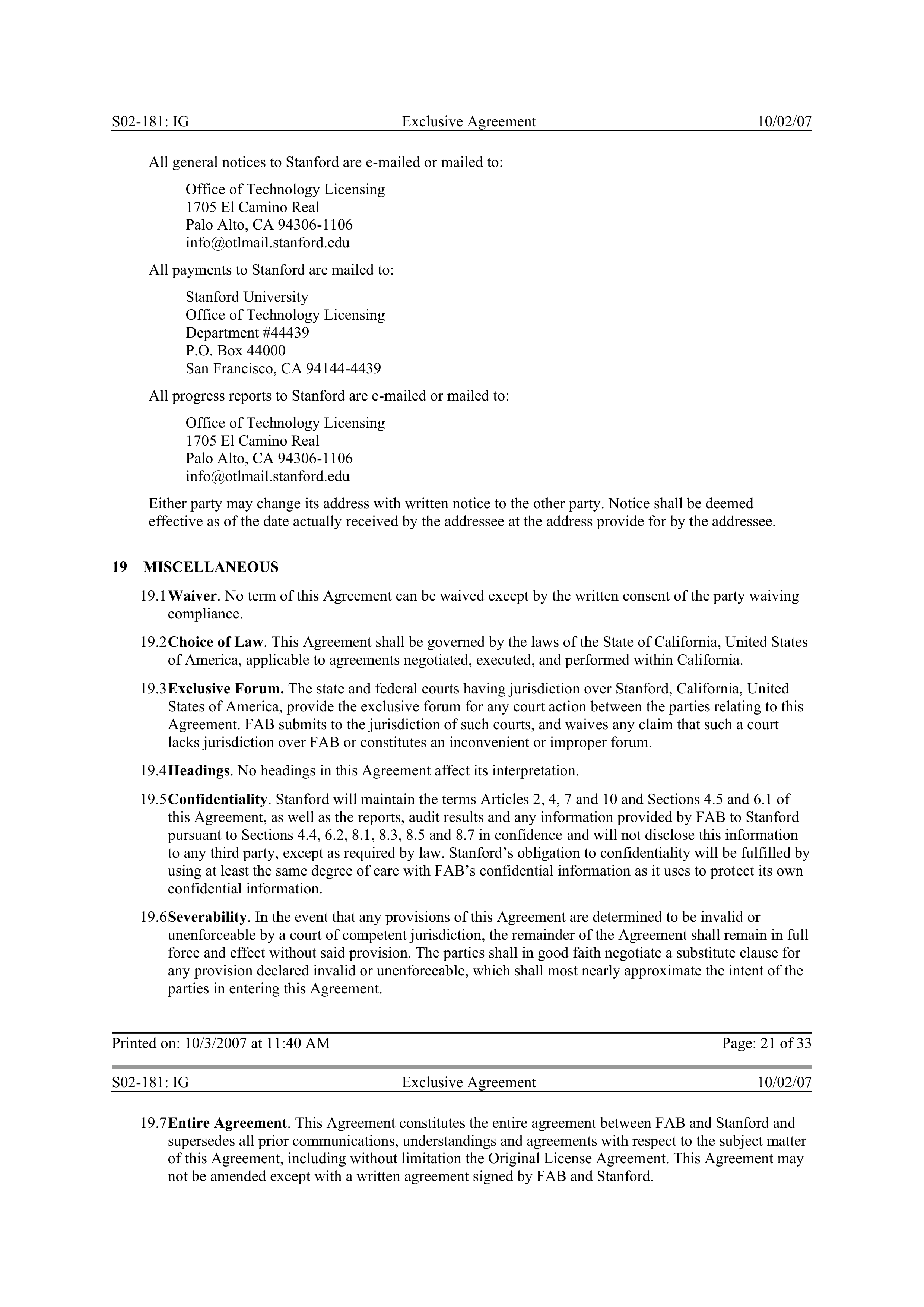 Merck Research Collaboration Agreement — page 75