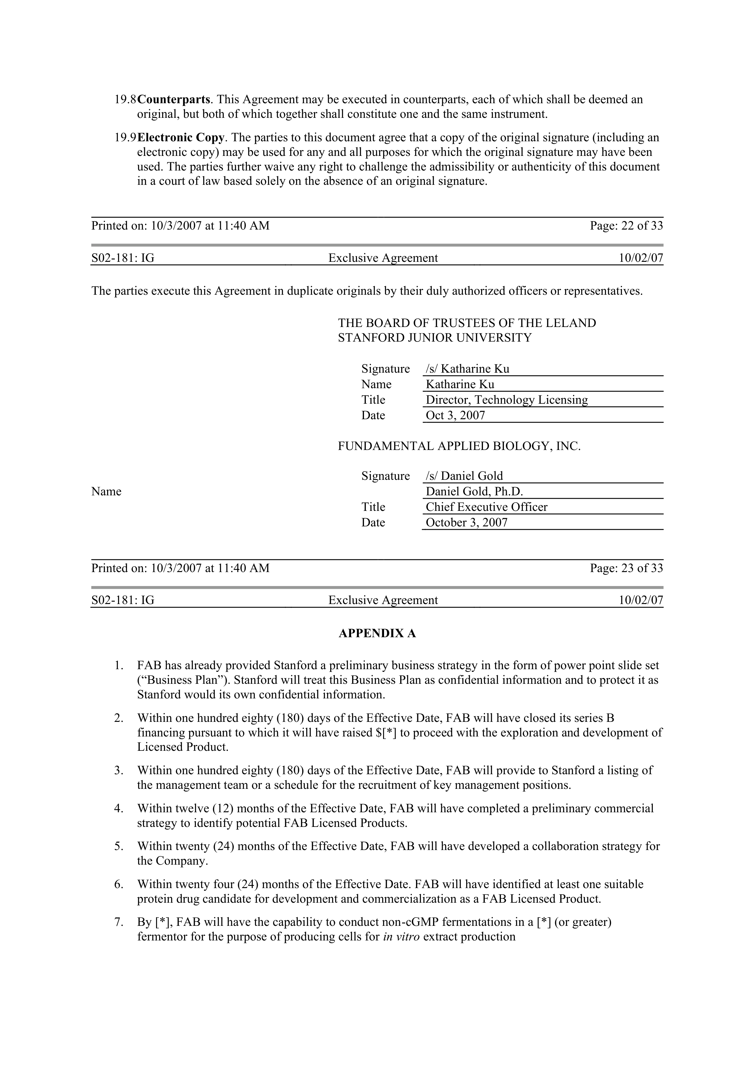 Merck Research Collaboration Agreement — page 76