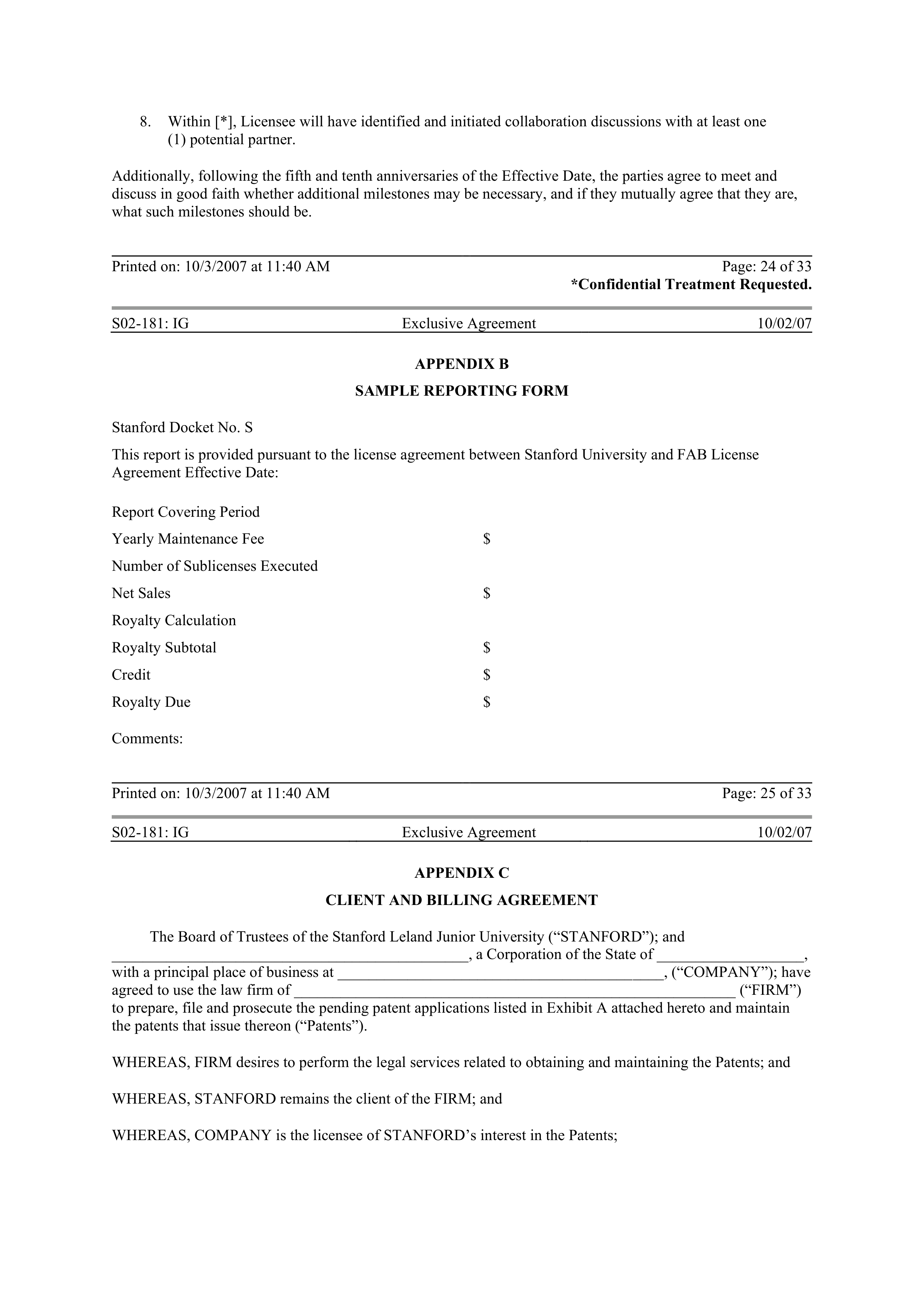 Merck Research Collaboration Agreement — page 77
