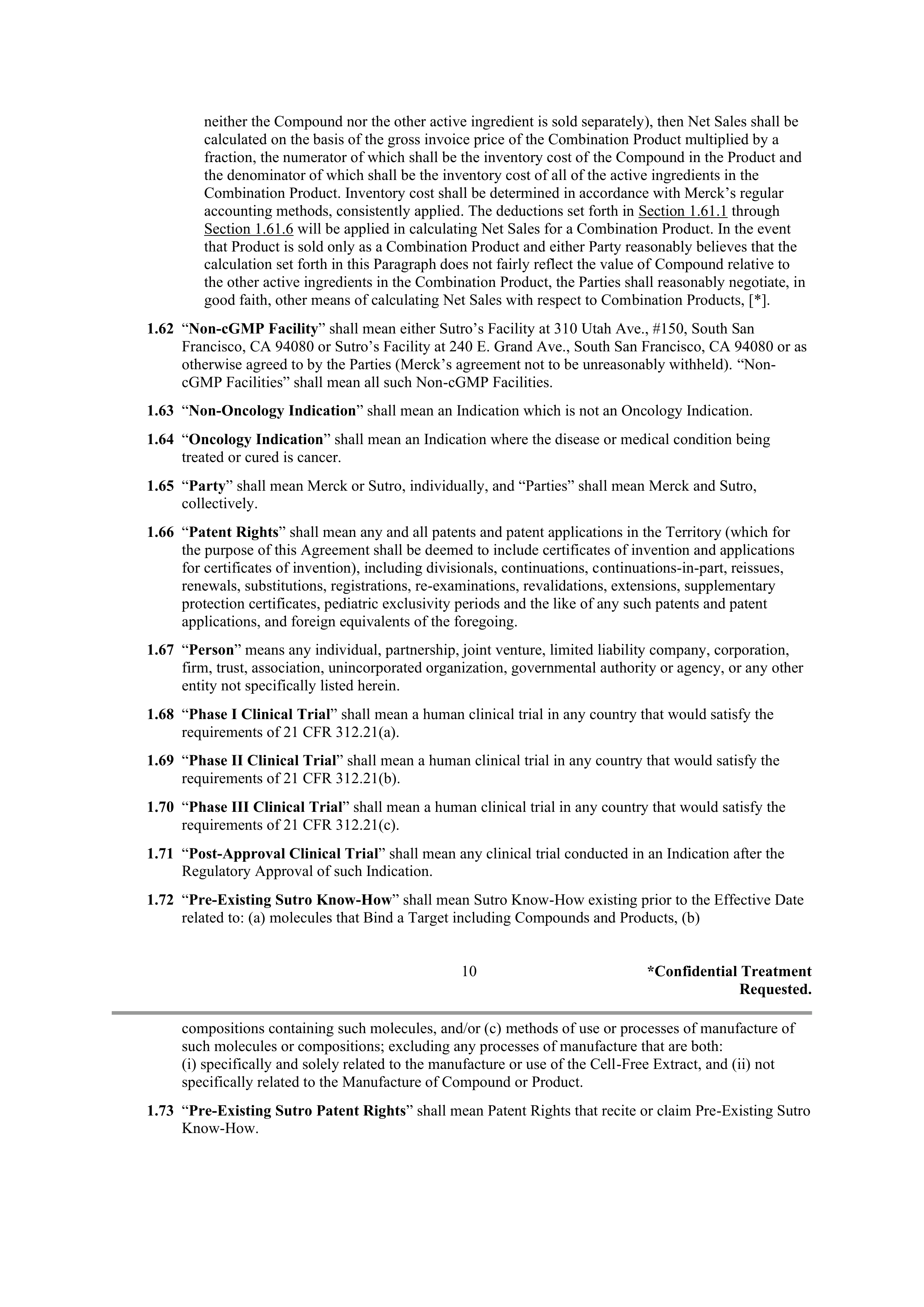 Merck Research Collaboration Agreement — page 8
