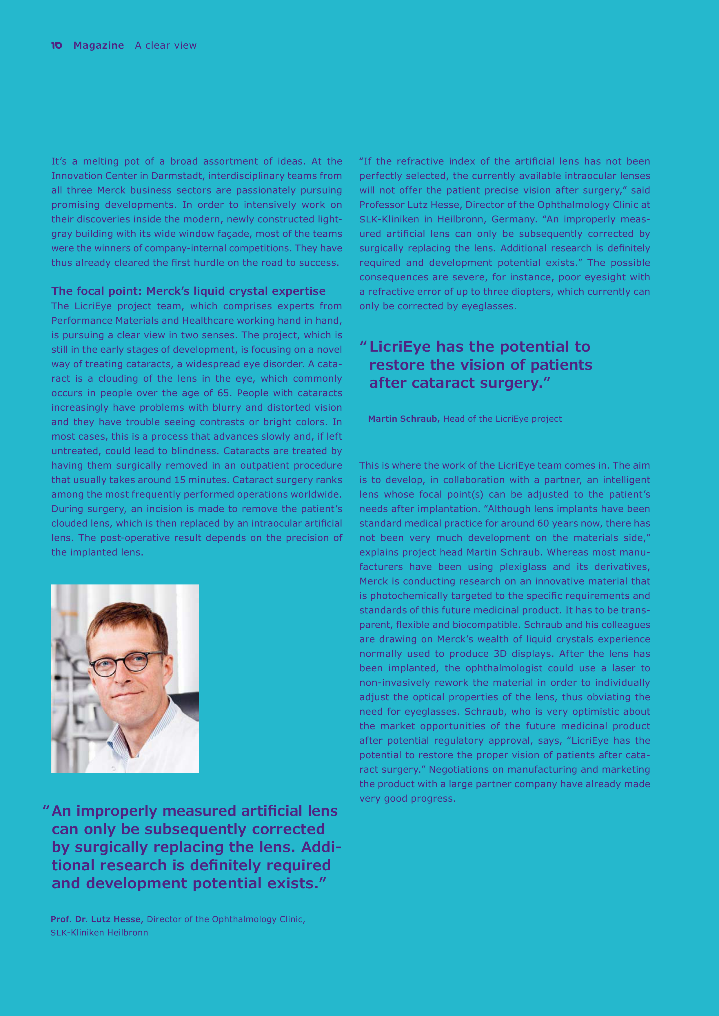 Merck Science Innovation Magazine — page 12