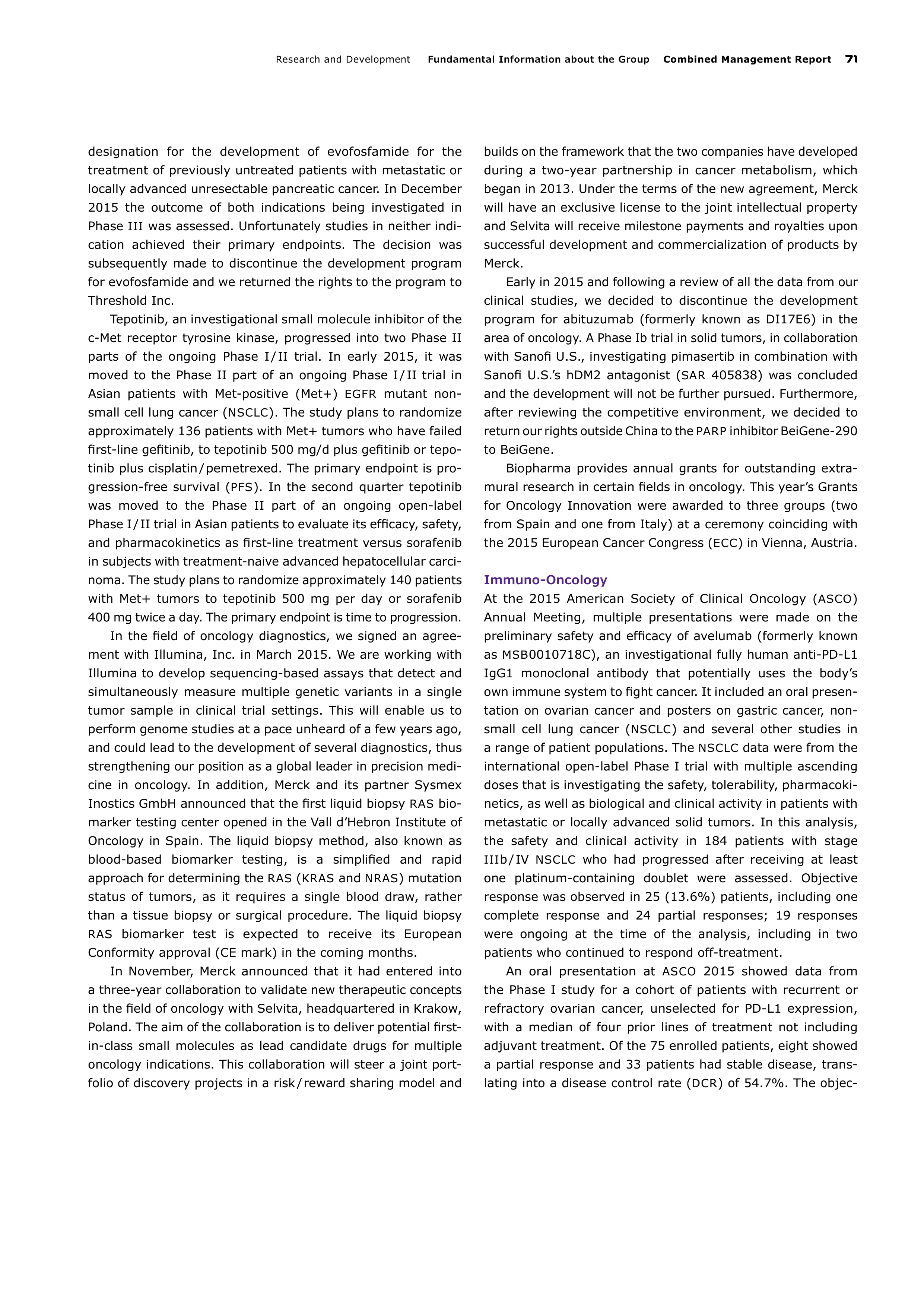 Merck Science Innovation Magazine — page 73