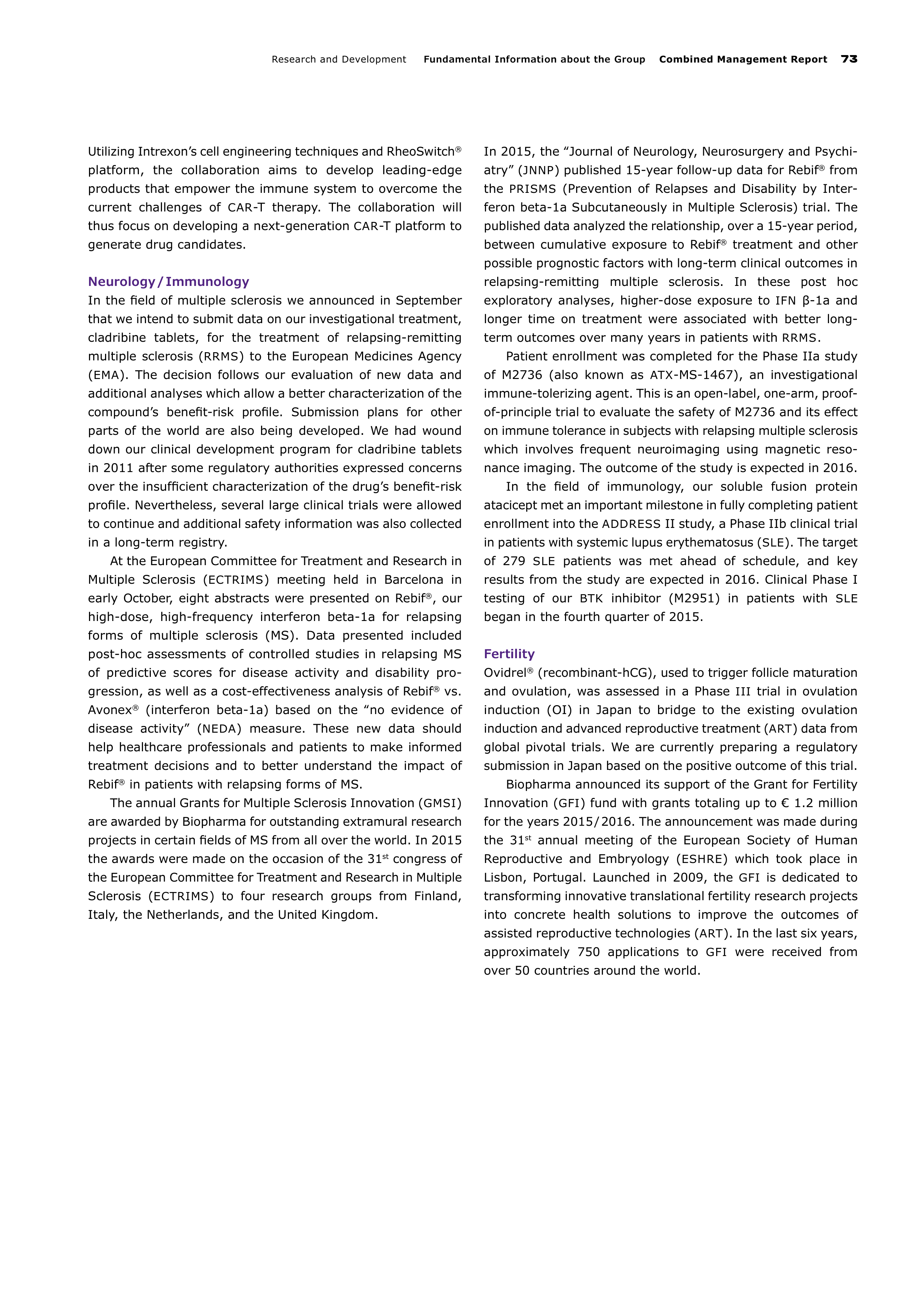 Merck Science Innovation Magazine — page 75