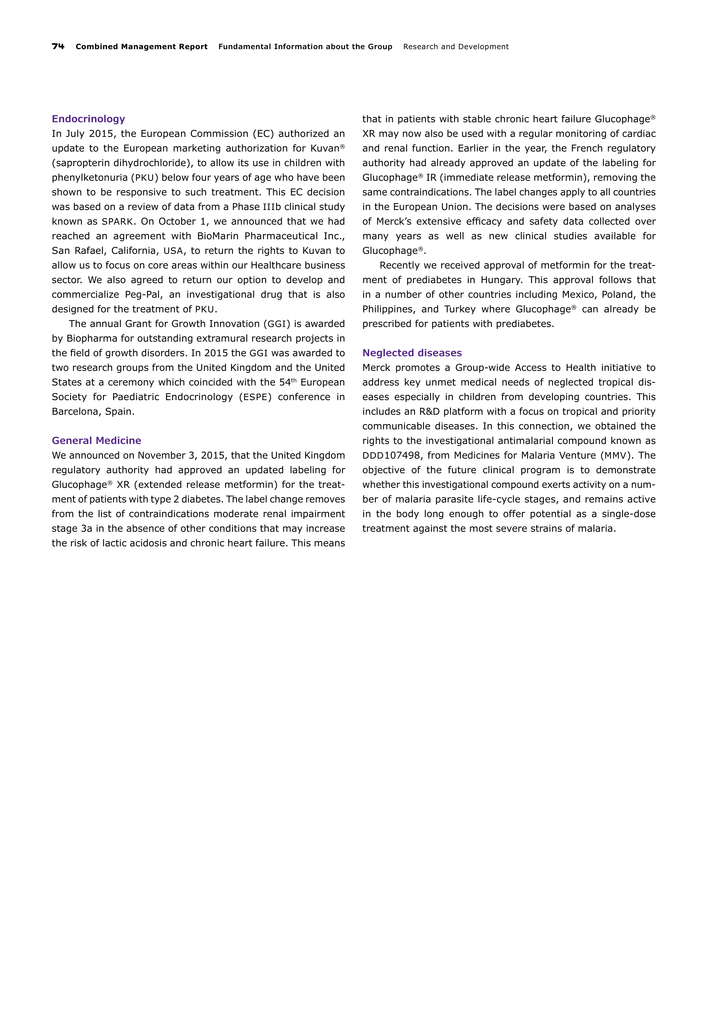 Merck Science Innovation Magazine — page 76