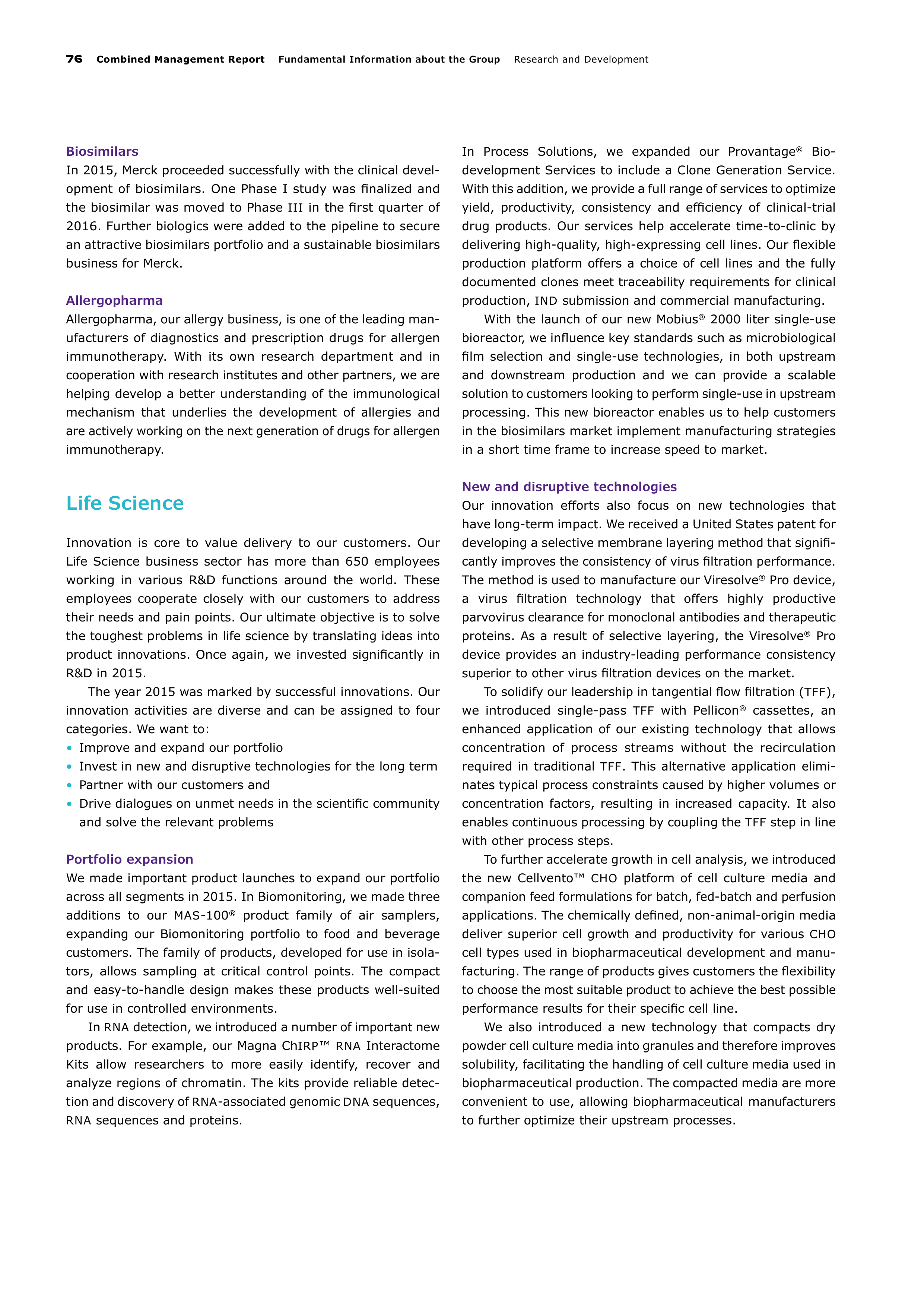 Merck Science Innovation Magazine — page 78