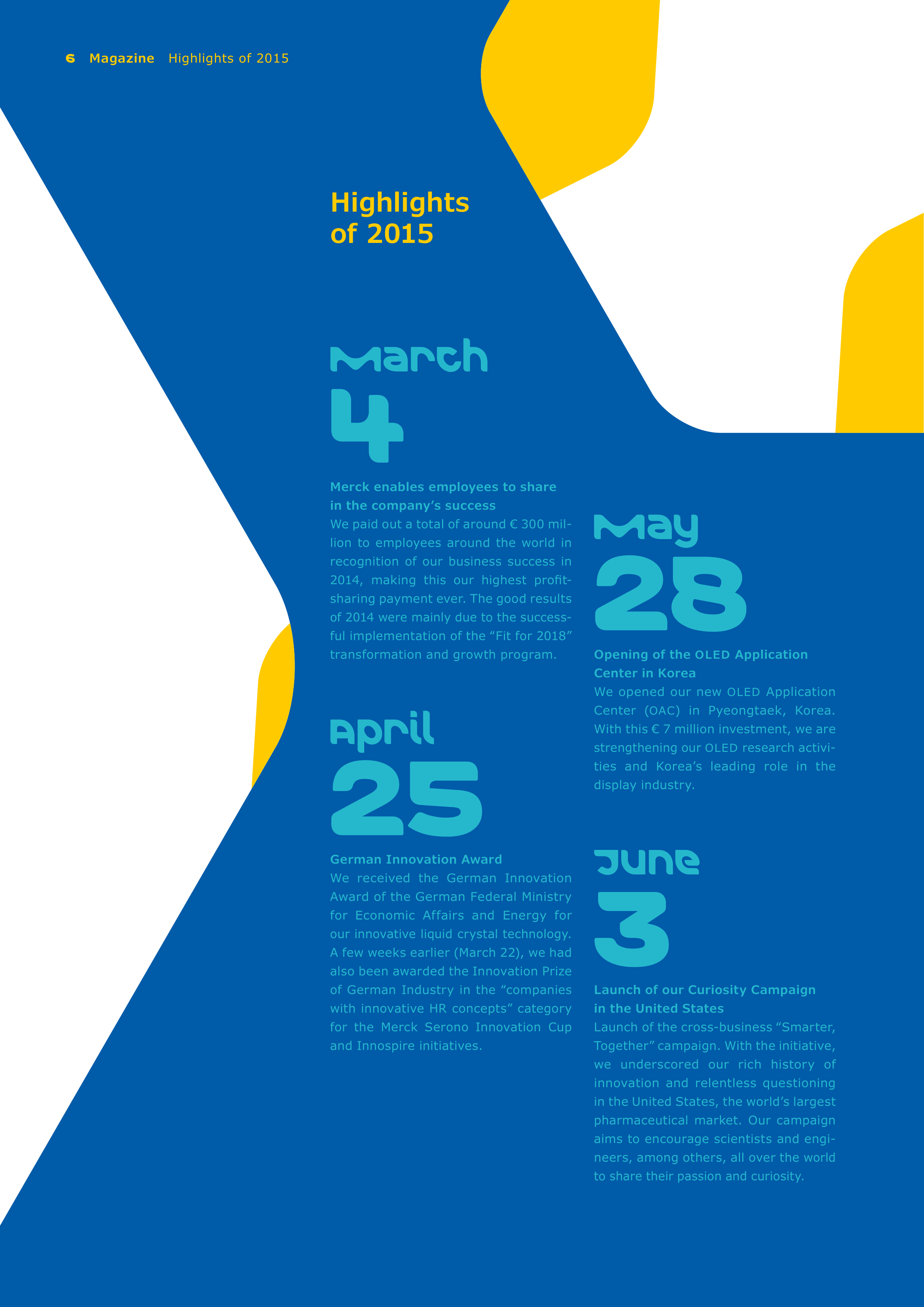 Merck Science Innovation Magazine — page 8