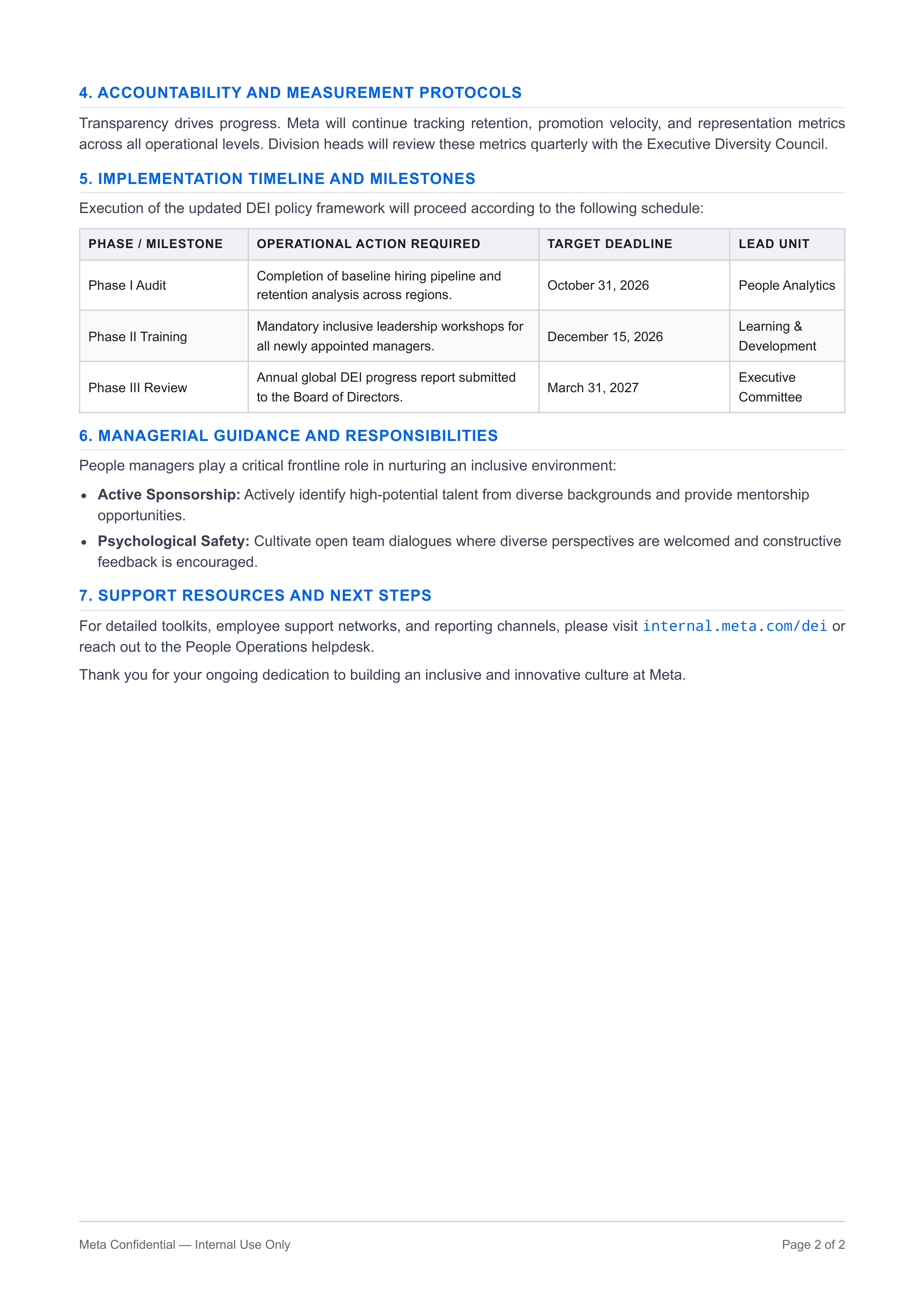 Meta DEI Policy Memo — page 2