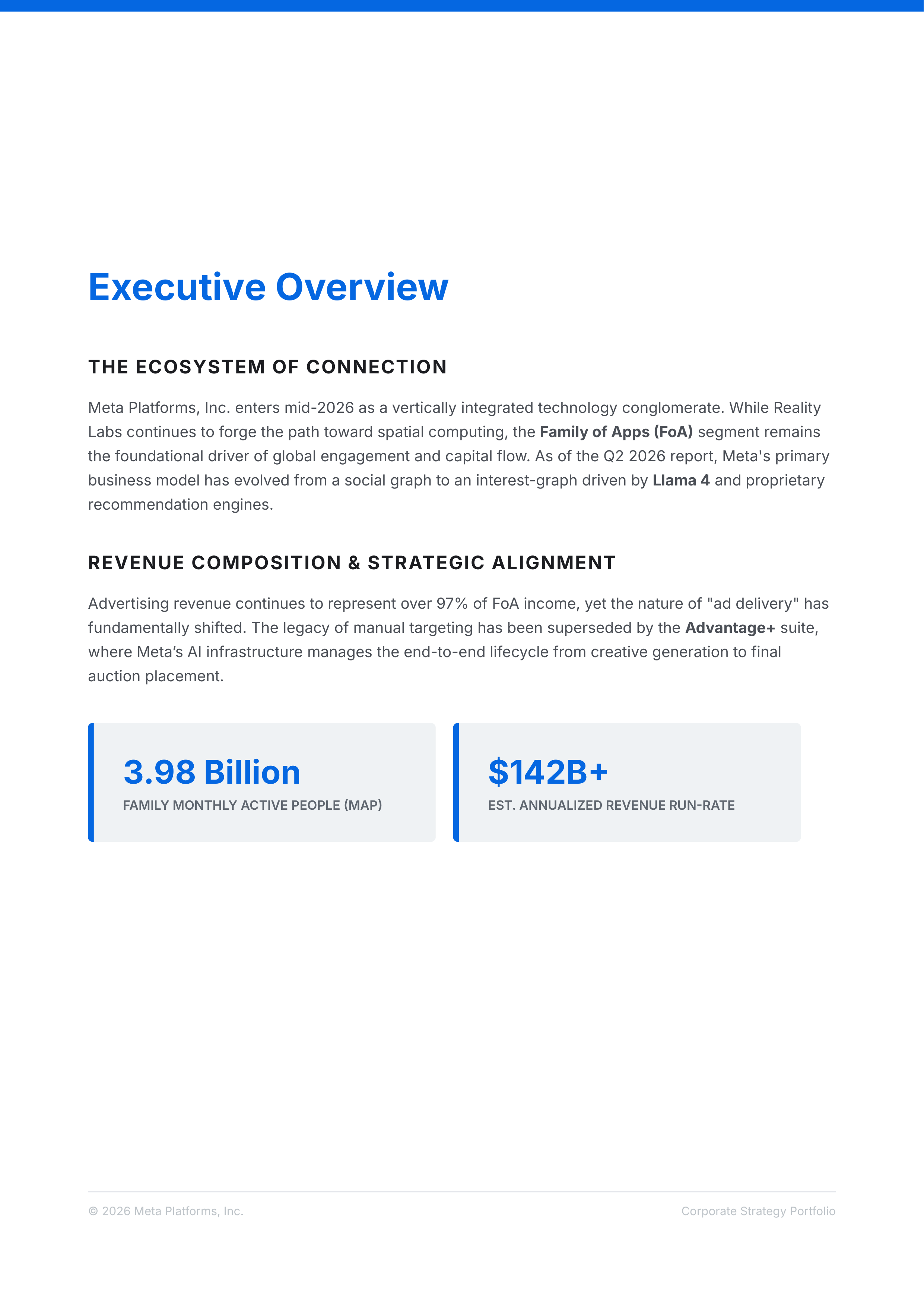 Meta Platforms Family of Apps Operating and Ad Delivery Portfolio — page 2