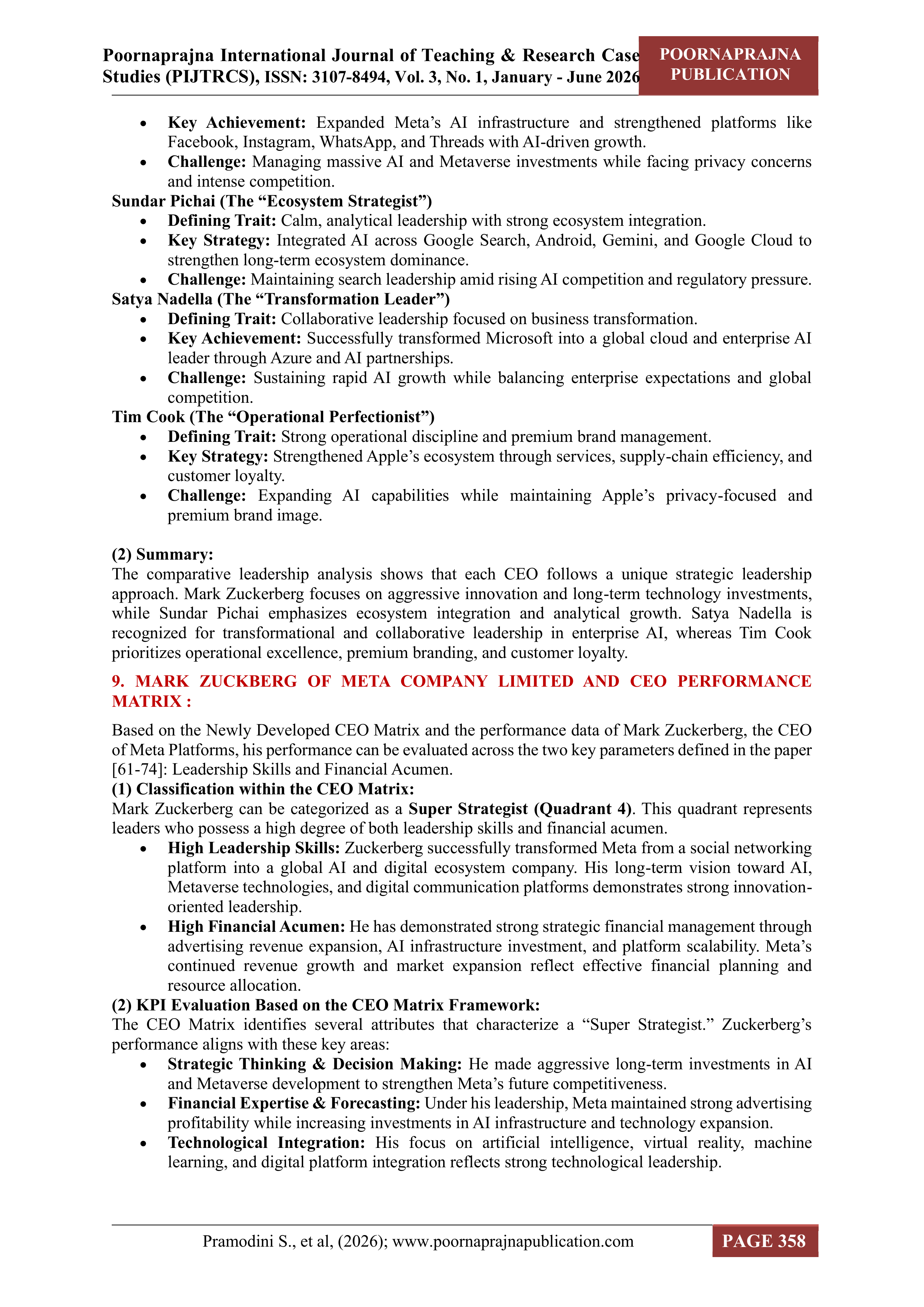 Meta Platforms Leadership skills — page 29