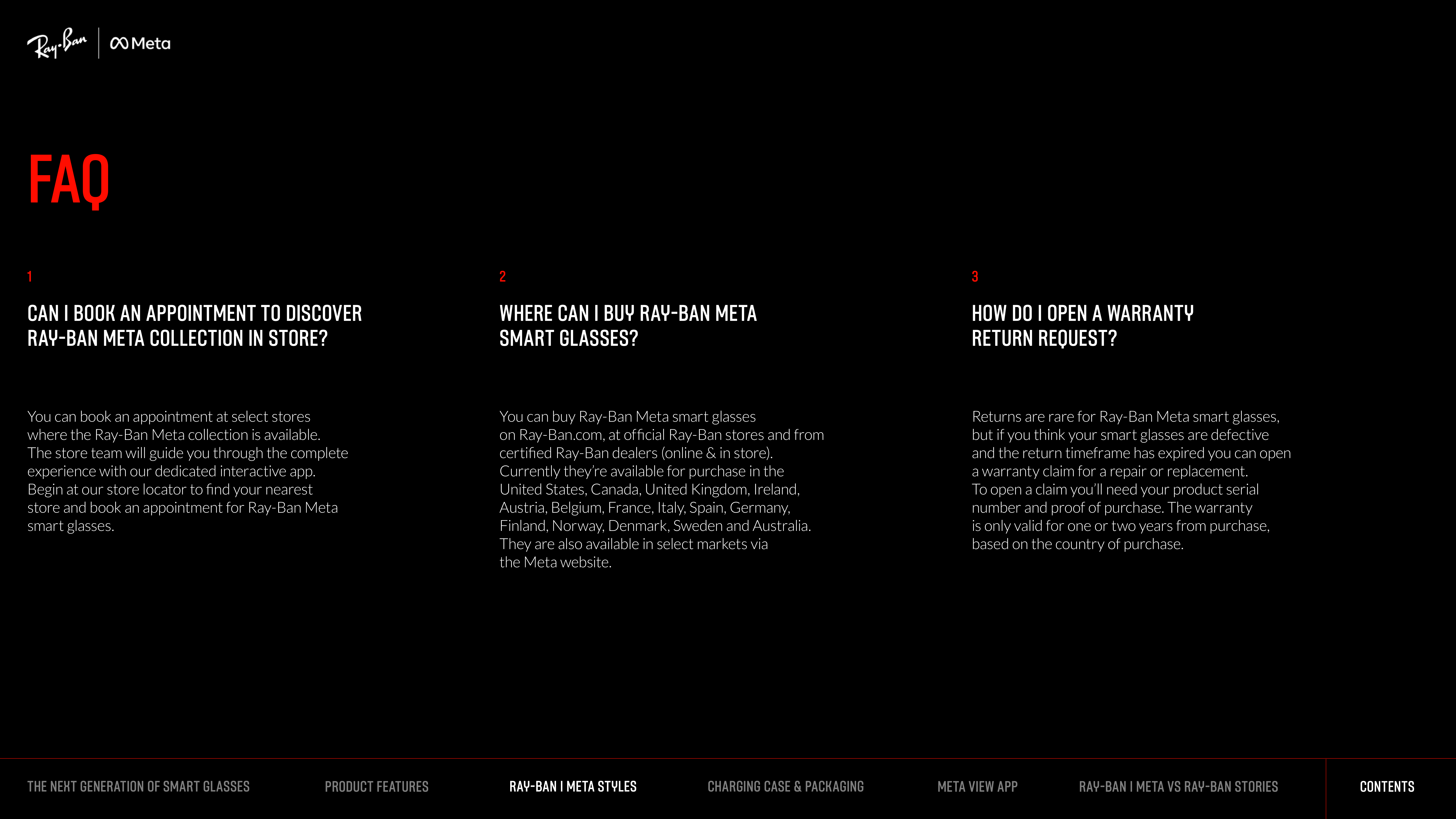 Meta Smart Glasses Brochure — page 28