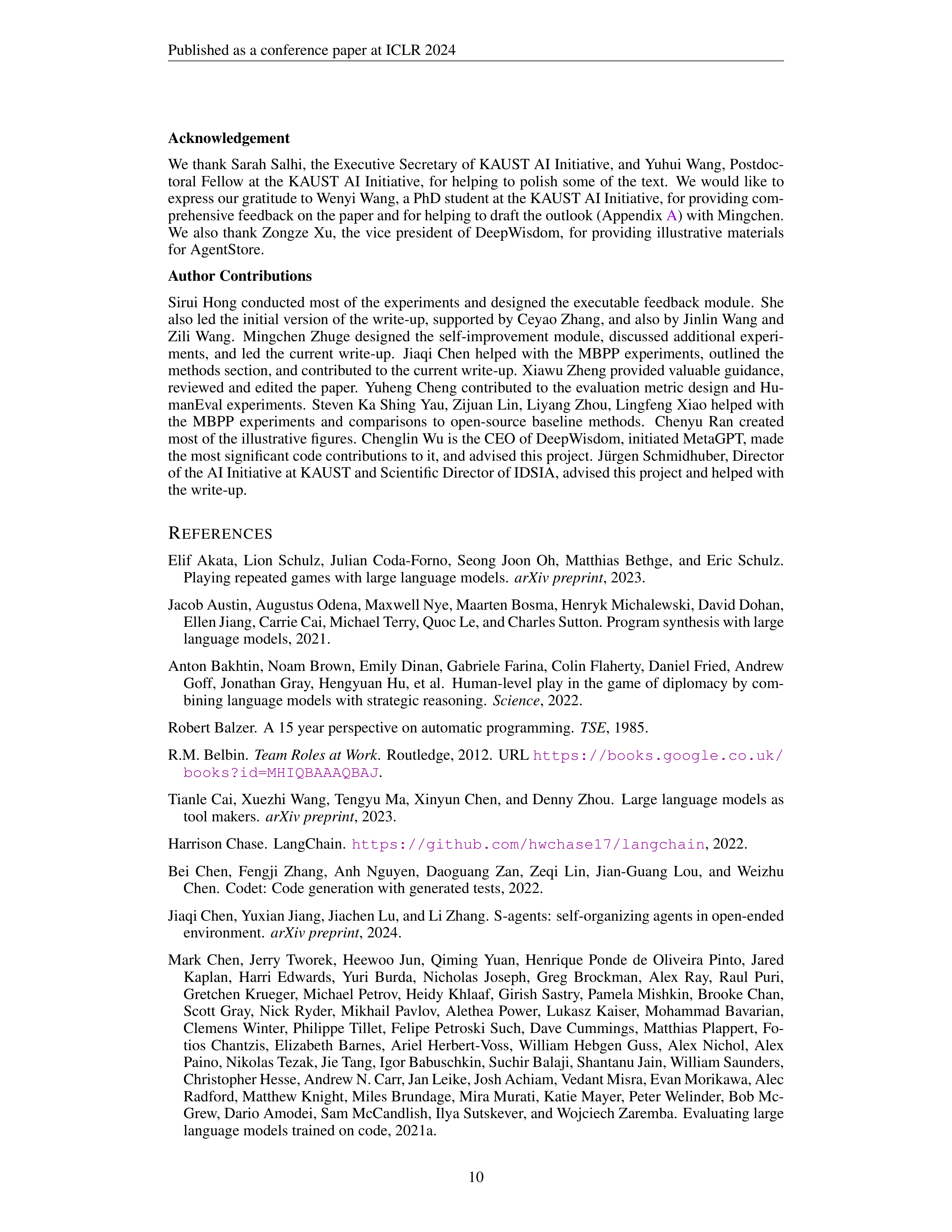 MetaGPT AI Agent for Software Company Simulation — page 10