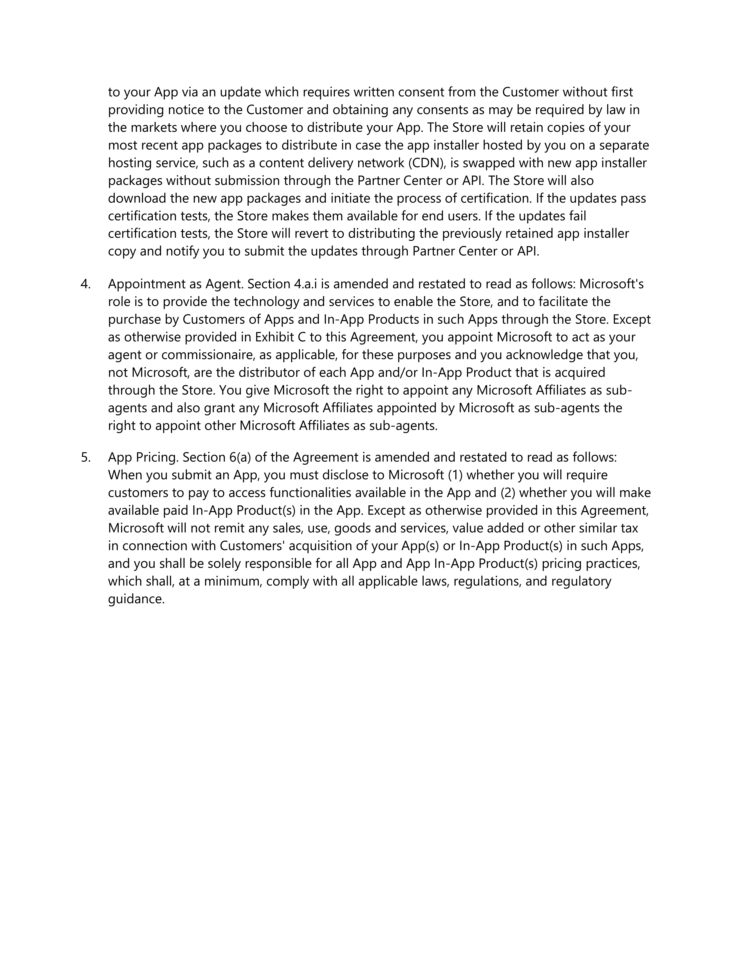 Microsoft App Developer Agreement — page 33
