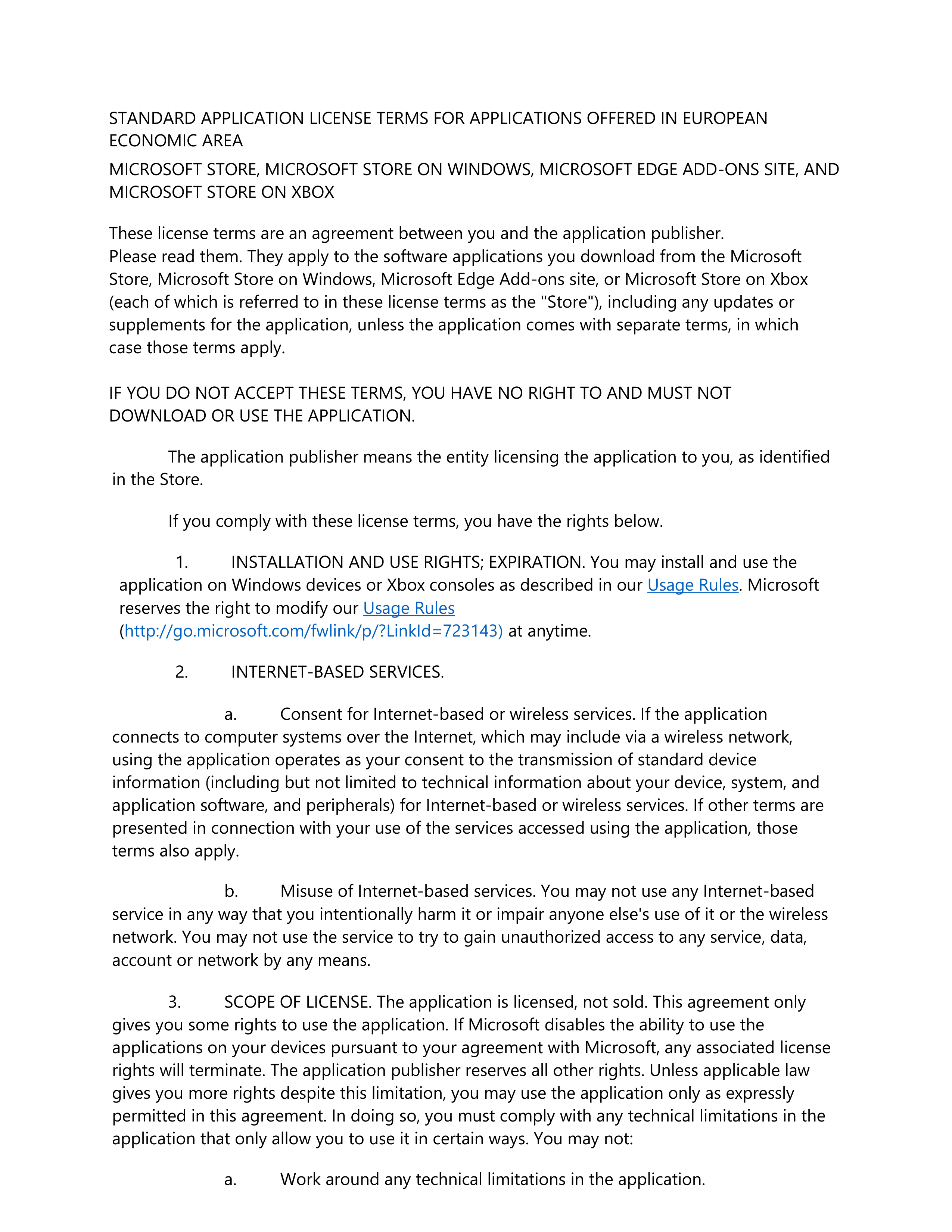 Microsoft App Developer Agreement — page 39
