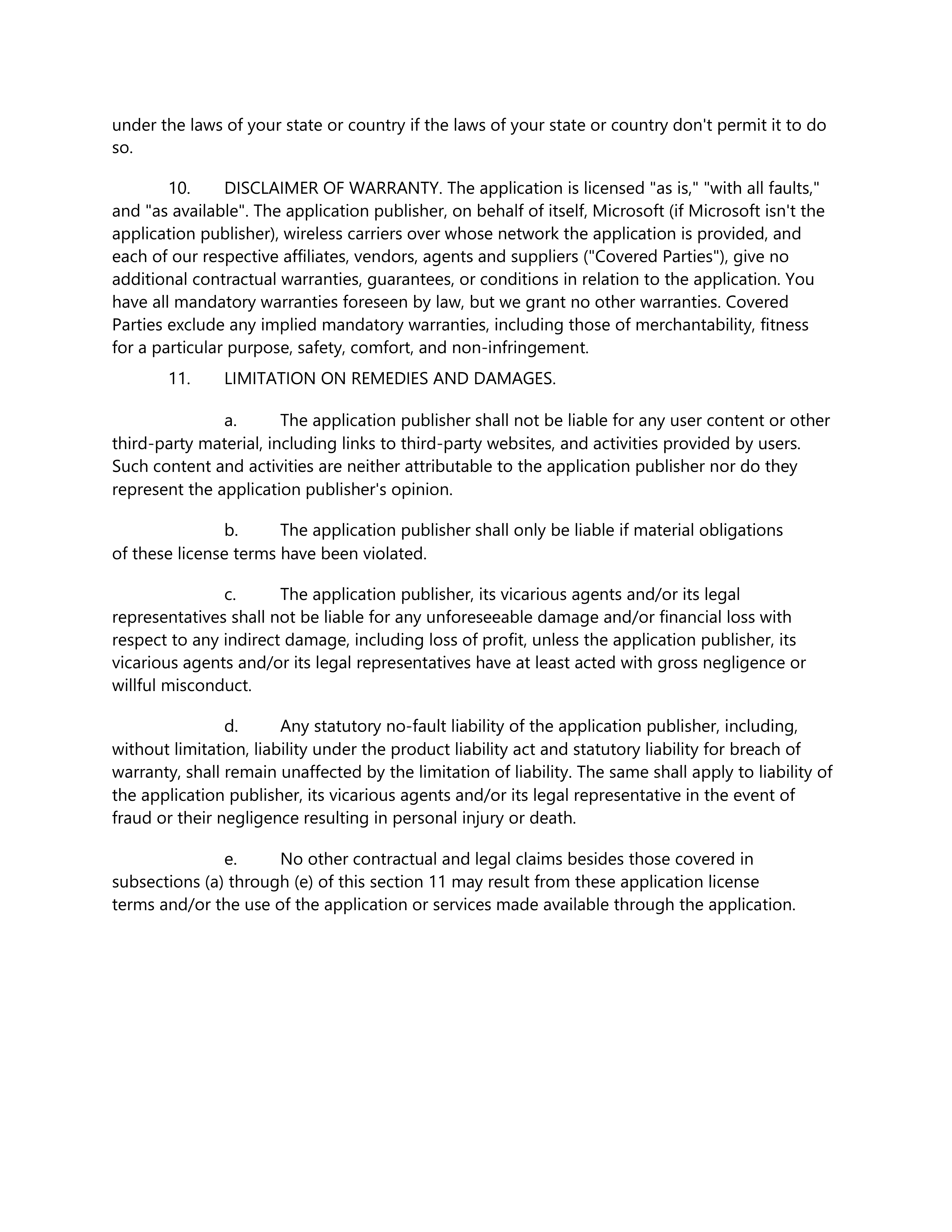 Microsoft App Developer Agreement — page 41