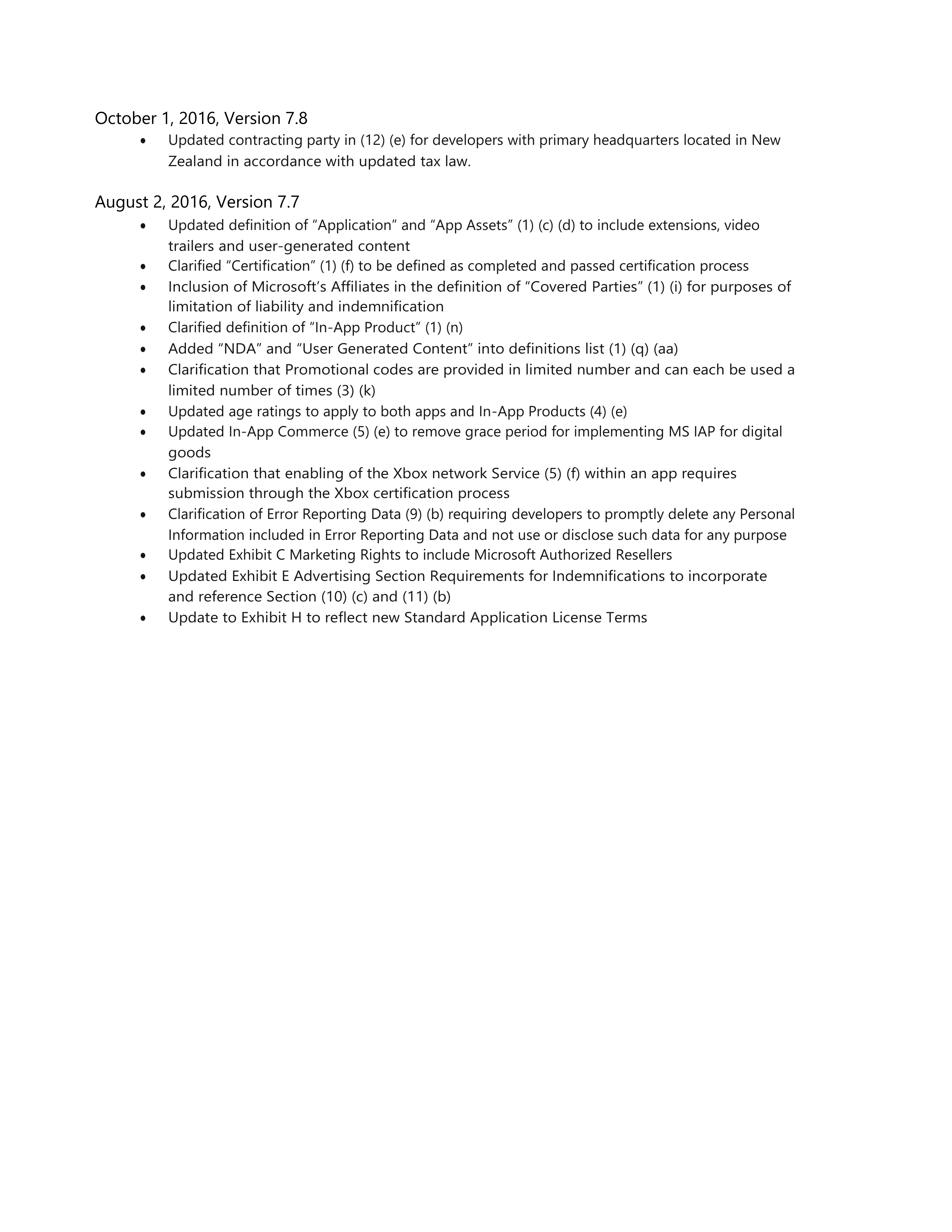 Microsoft App Developer Agreement — page 52