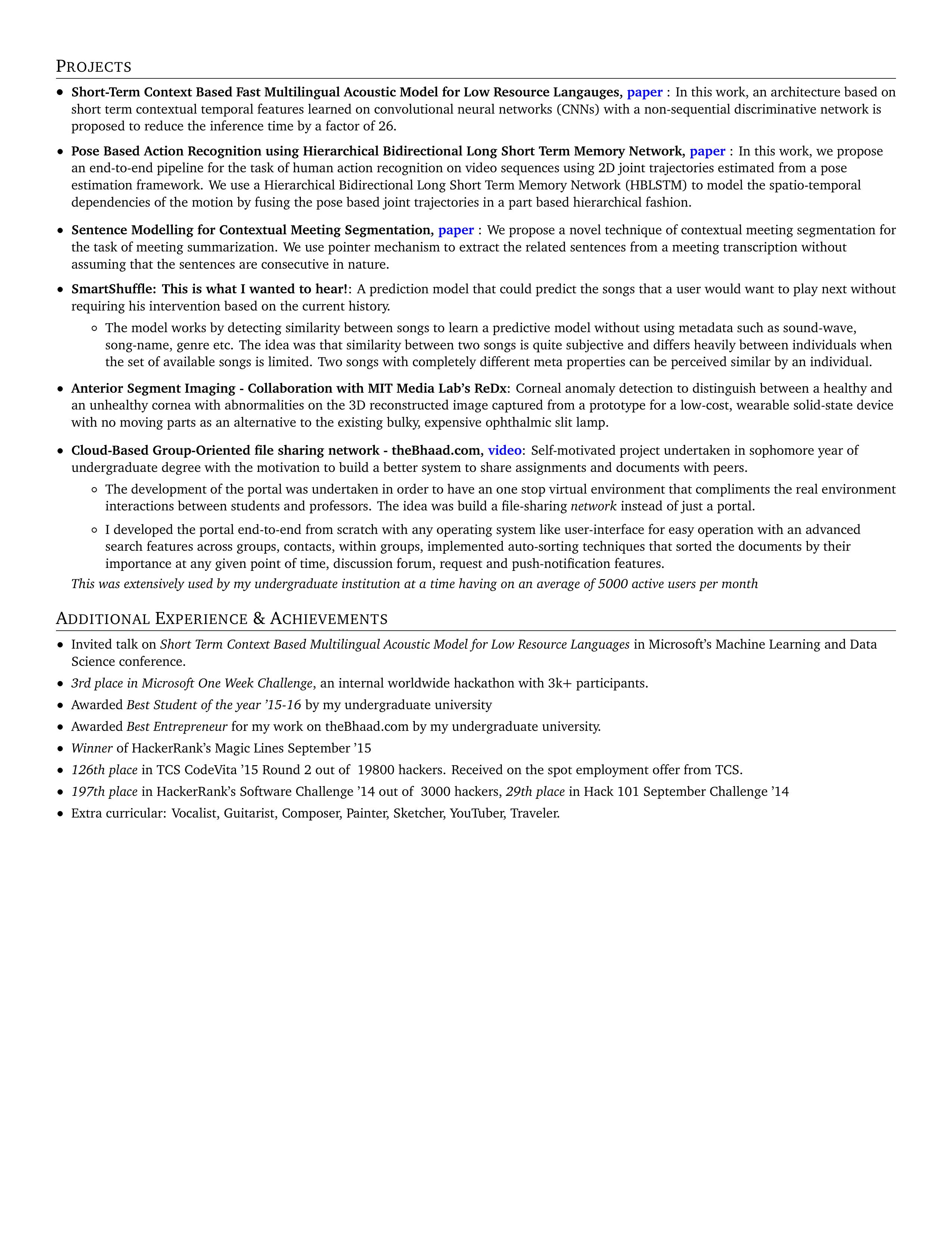 Microsoft Data Scientist Resume — page 2