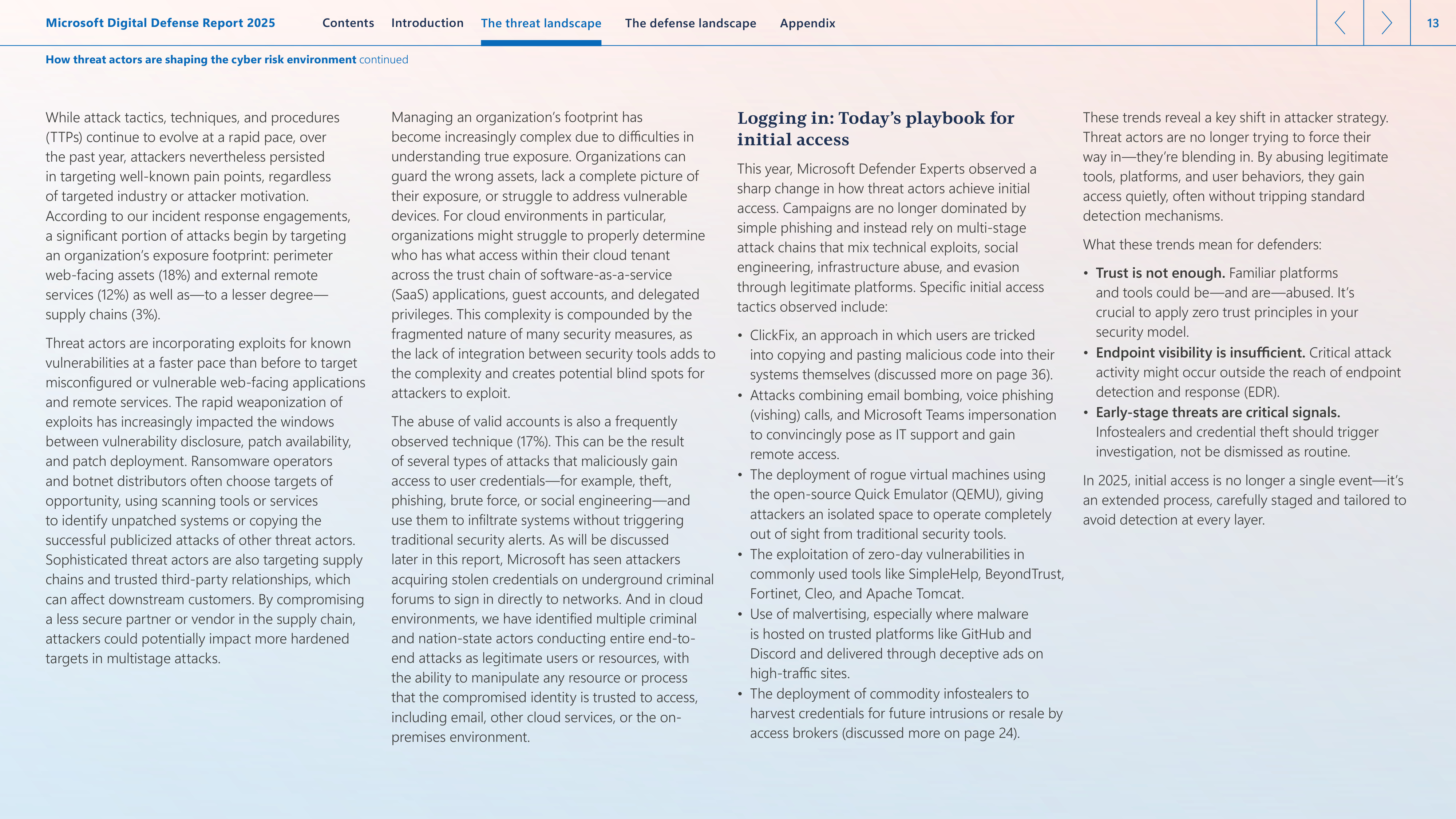 Microsoft Digital Defense Report — page 13