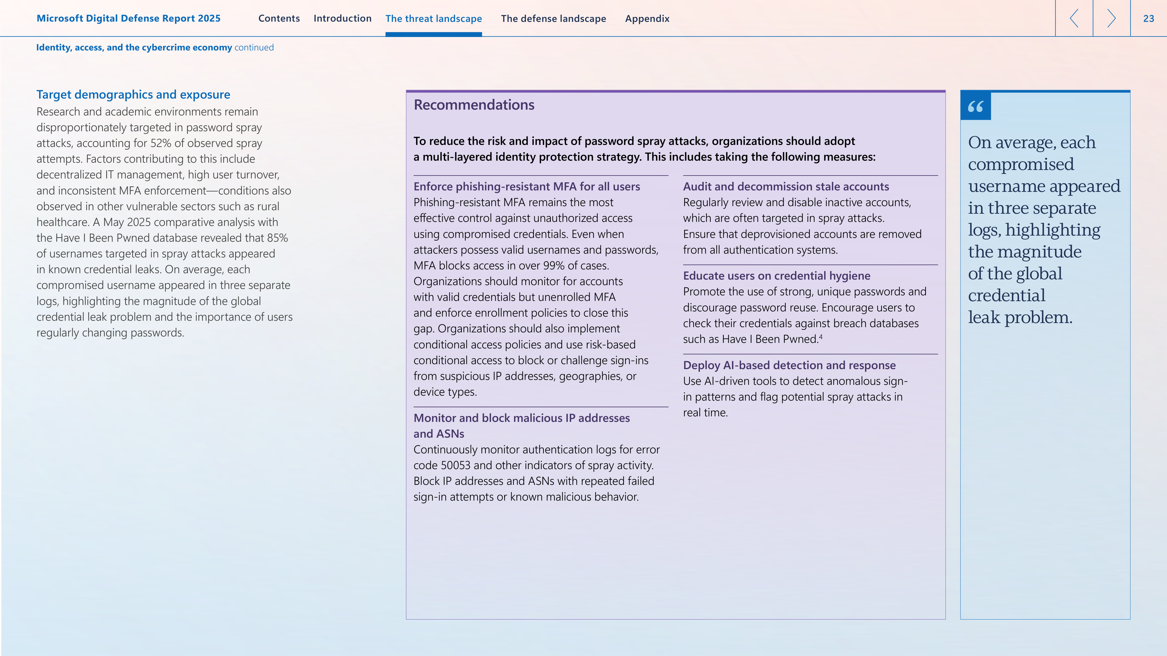 Microsoft Digital Defense Report — page 23