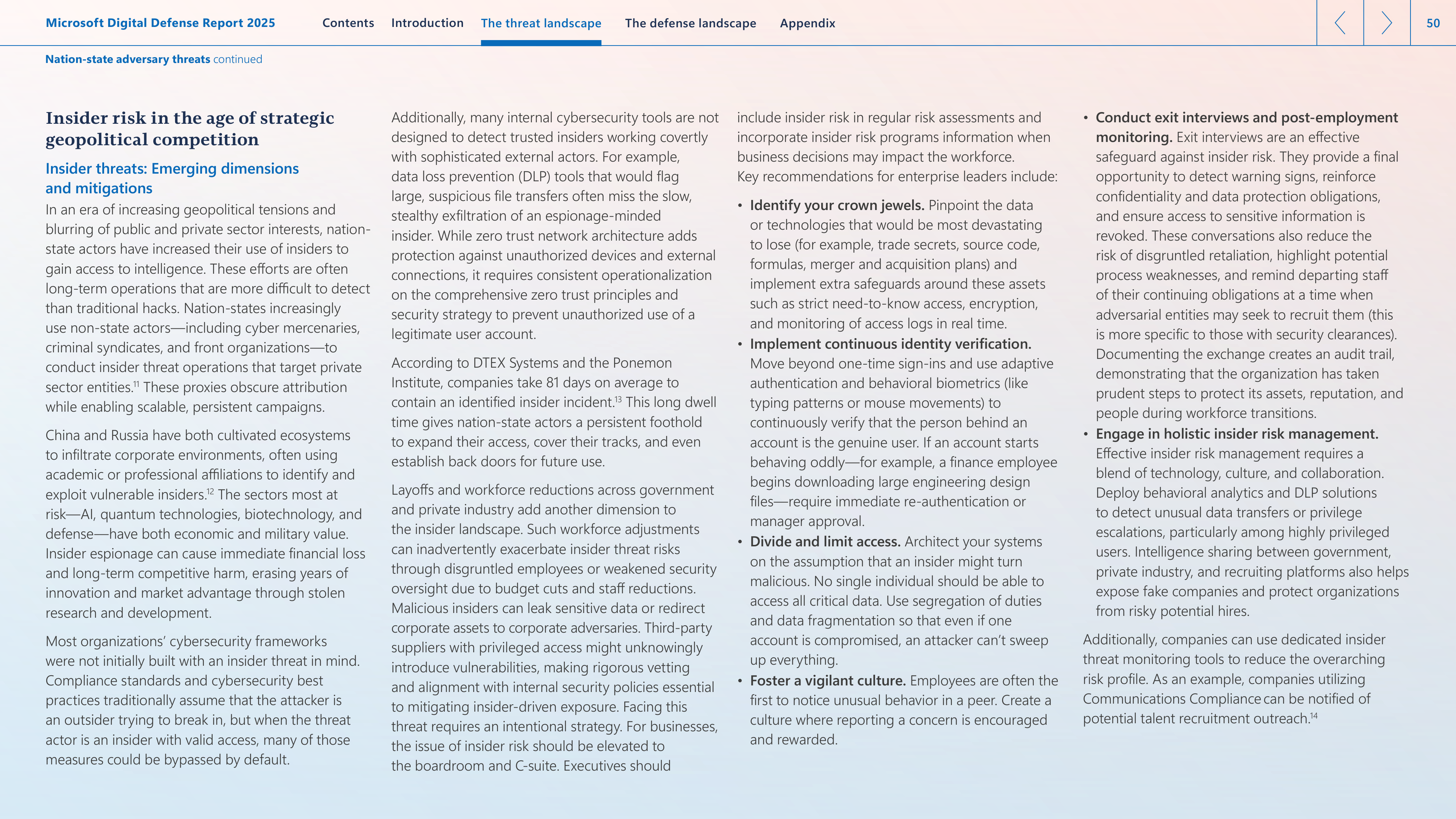 Microsoft Digital Defense Report — page 50