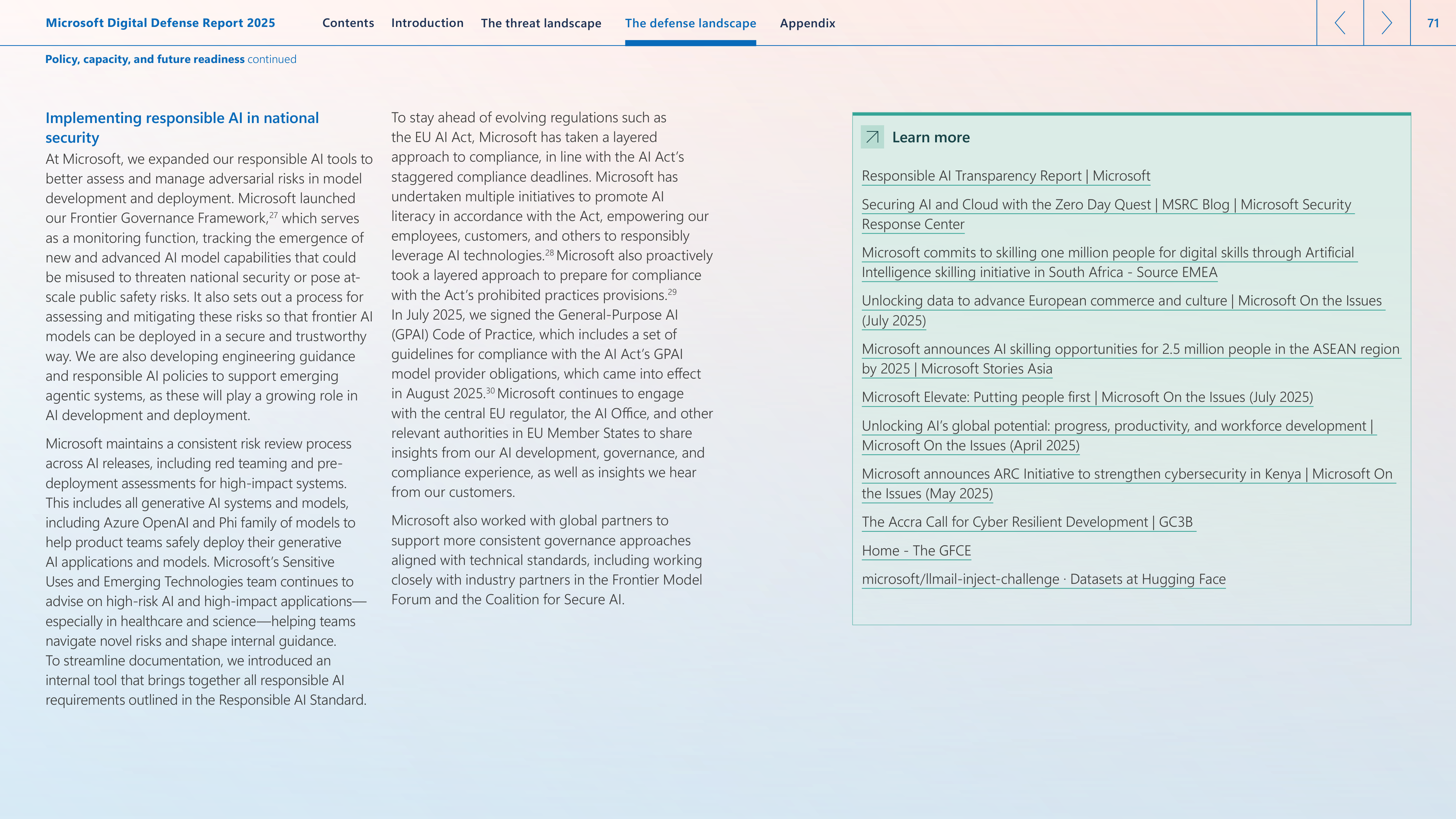 Microsoft Digital Defense Report — page 71