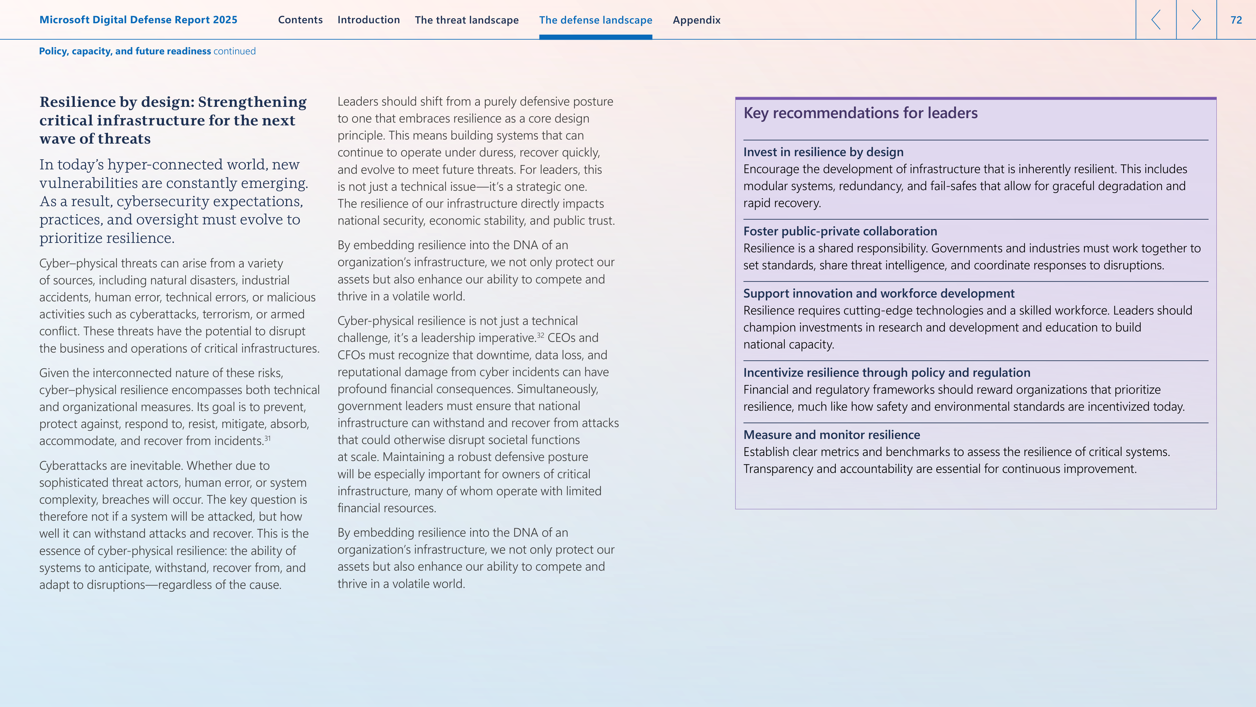 Microsoft Digital Defense Report — page 72