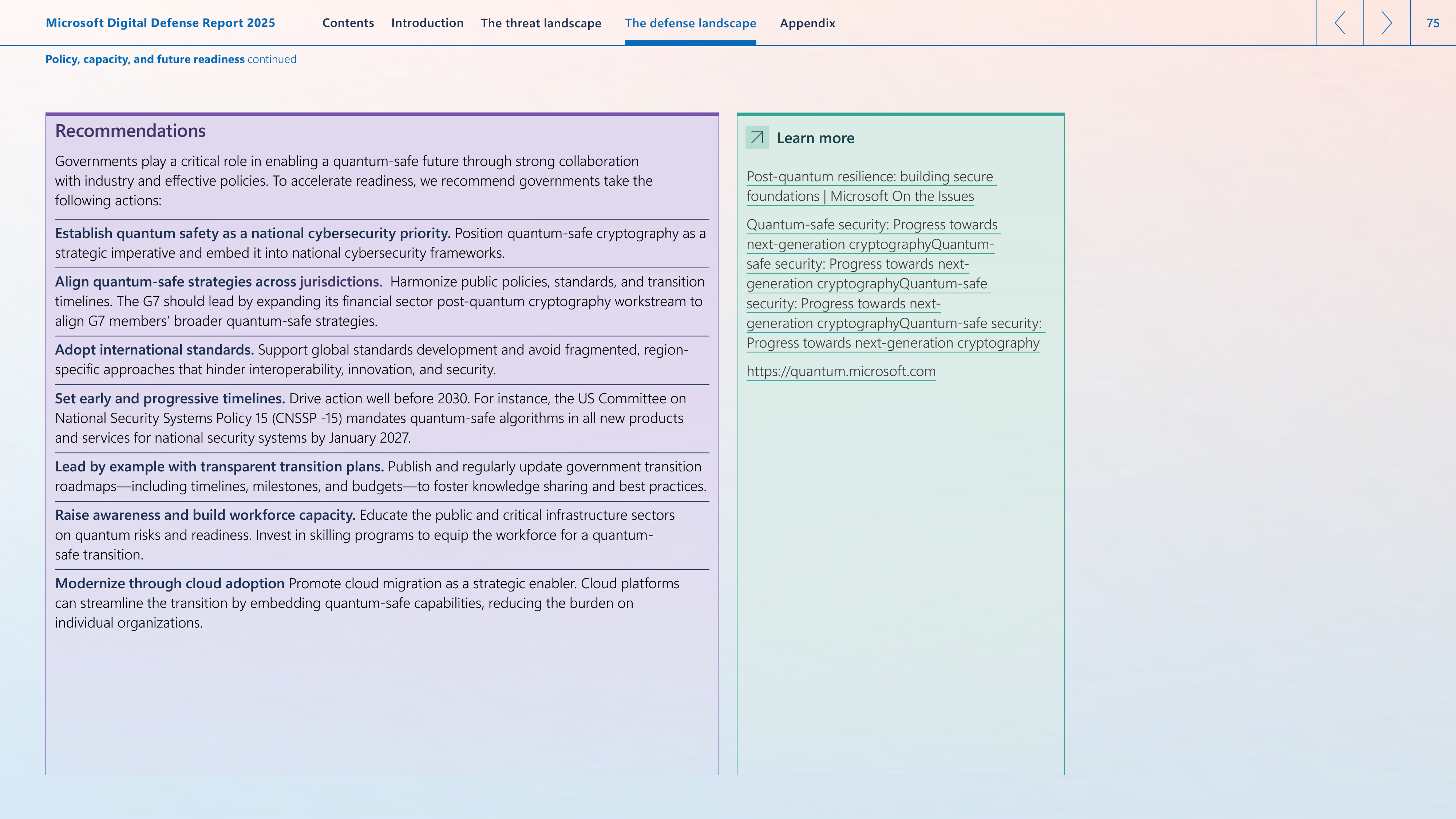Microsoft Digital Defense Report — page 75