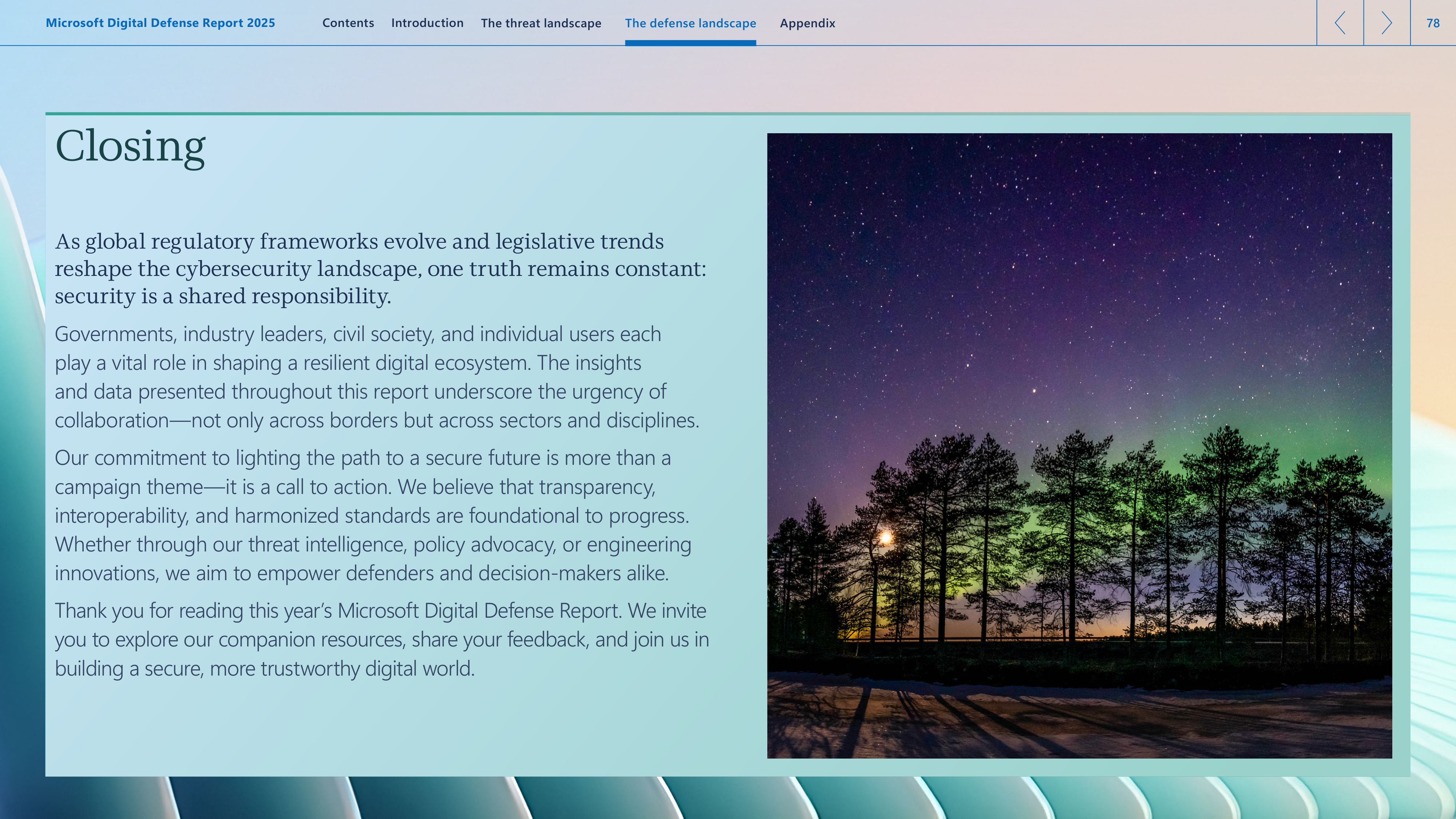 Microsoft Digital Defense Report — page 78