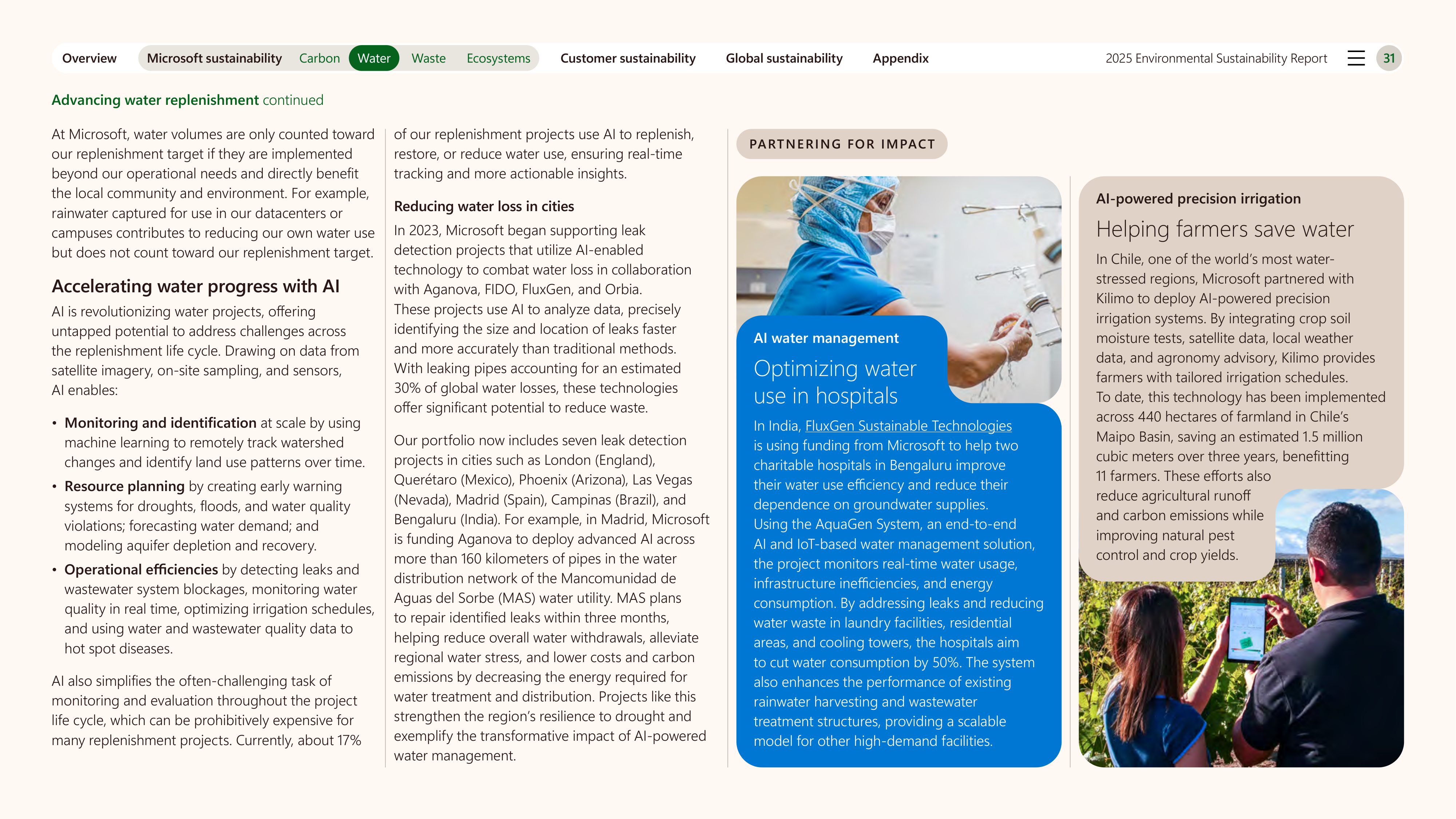 Microsoft Environmental Sustainability Report — page 31