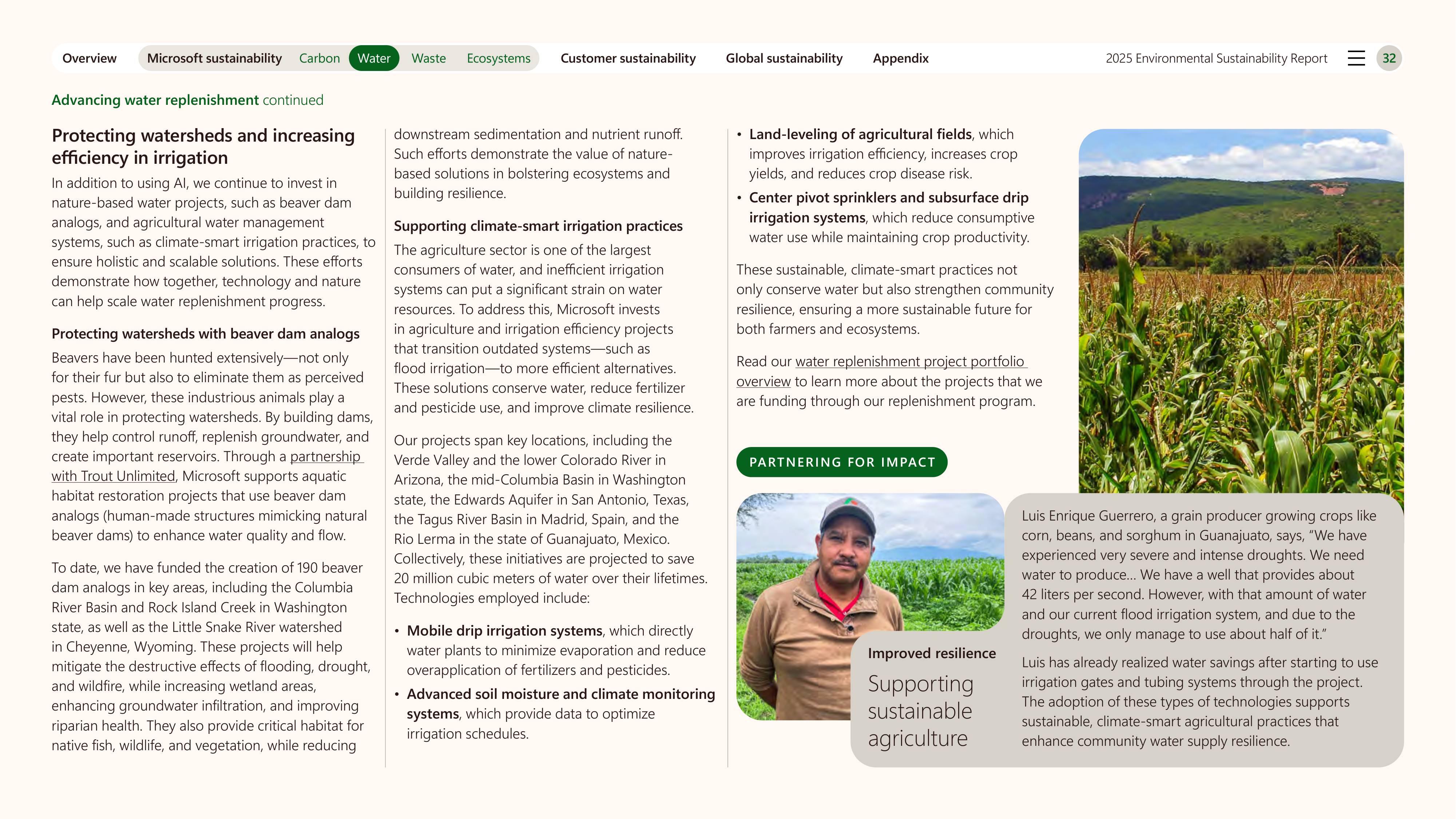 Microsoft Environmental Sustainability Report — page 32