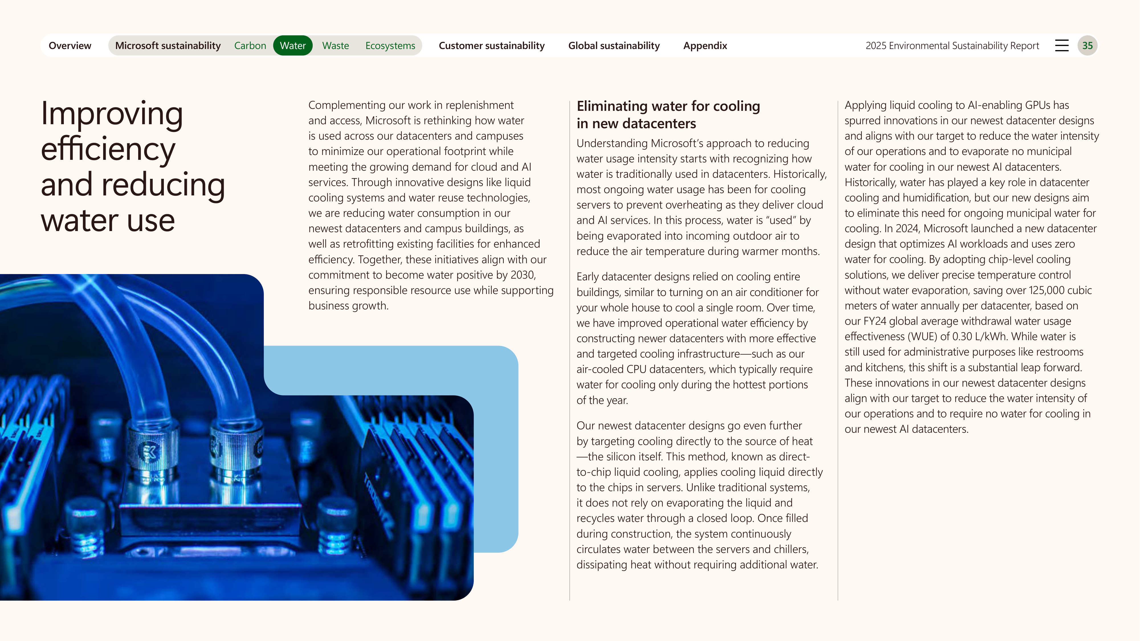 Microsoft Environmental Sustainability Report — page 35