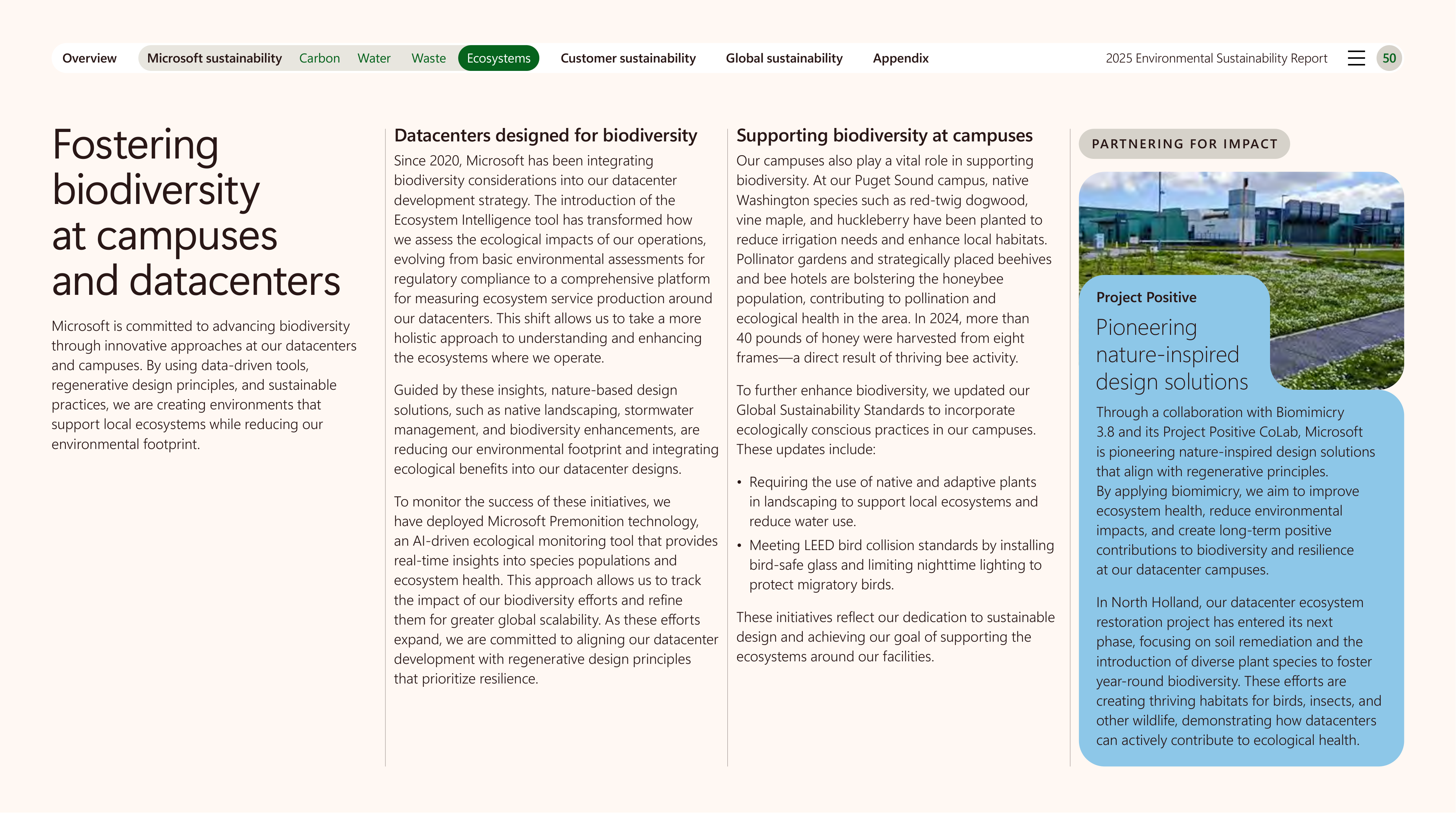 Microsoft Environmental Sustainability Report — page 50