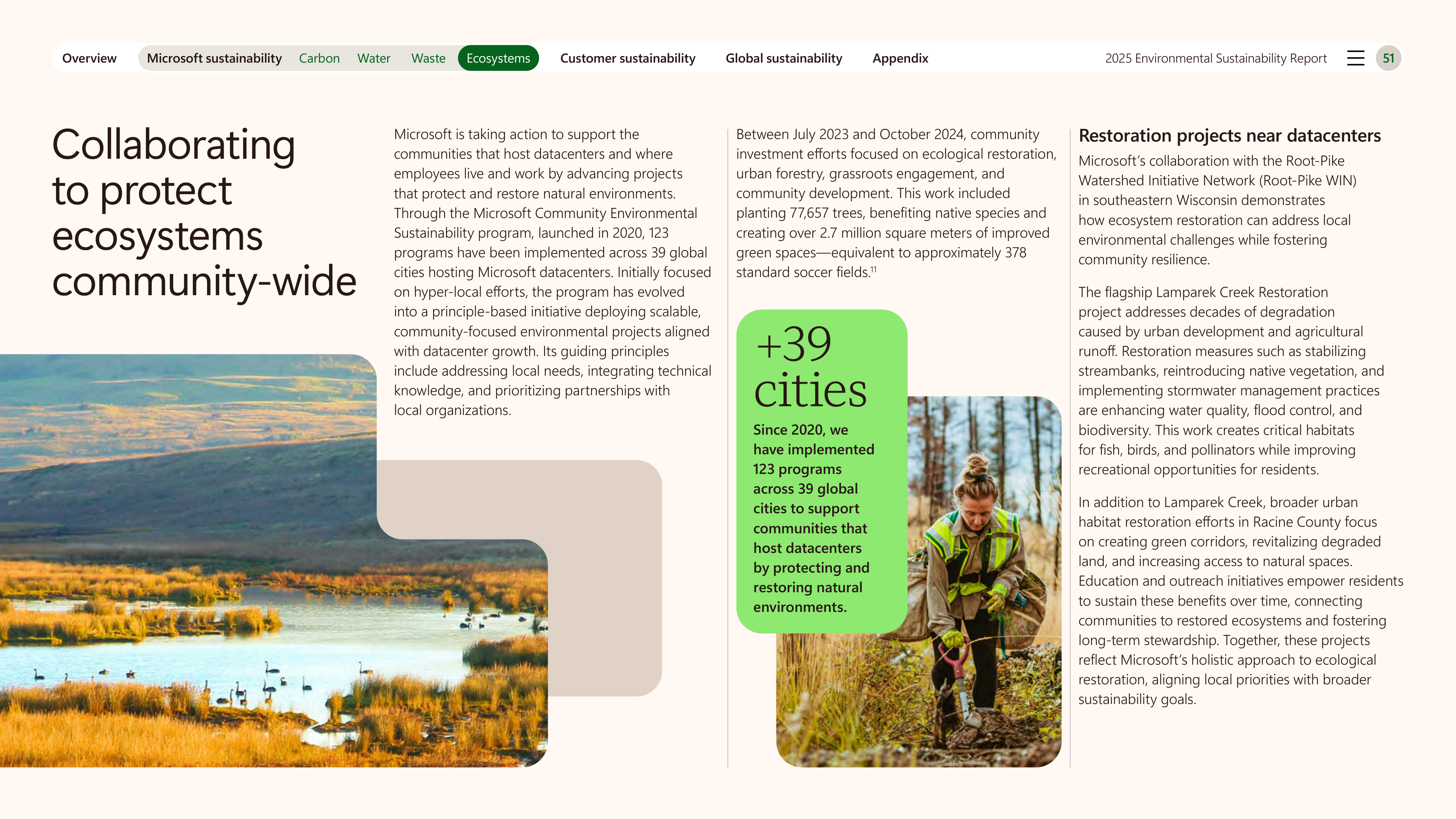 Microsoft Environmental Sustainability Report — page 51