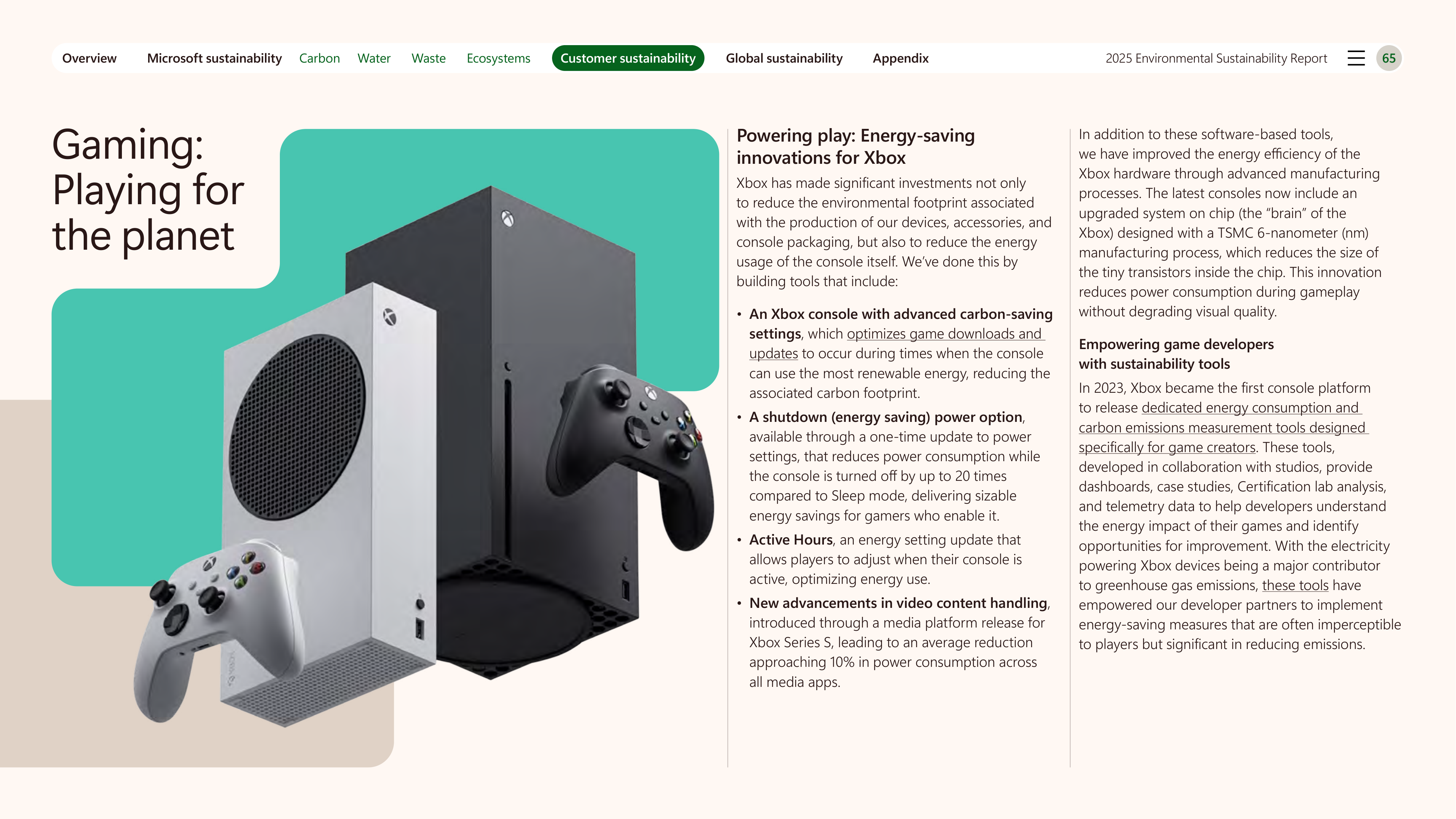 Microsoft Environmental Sustainability Report — page 65