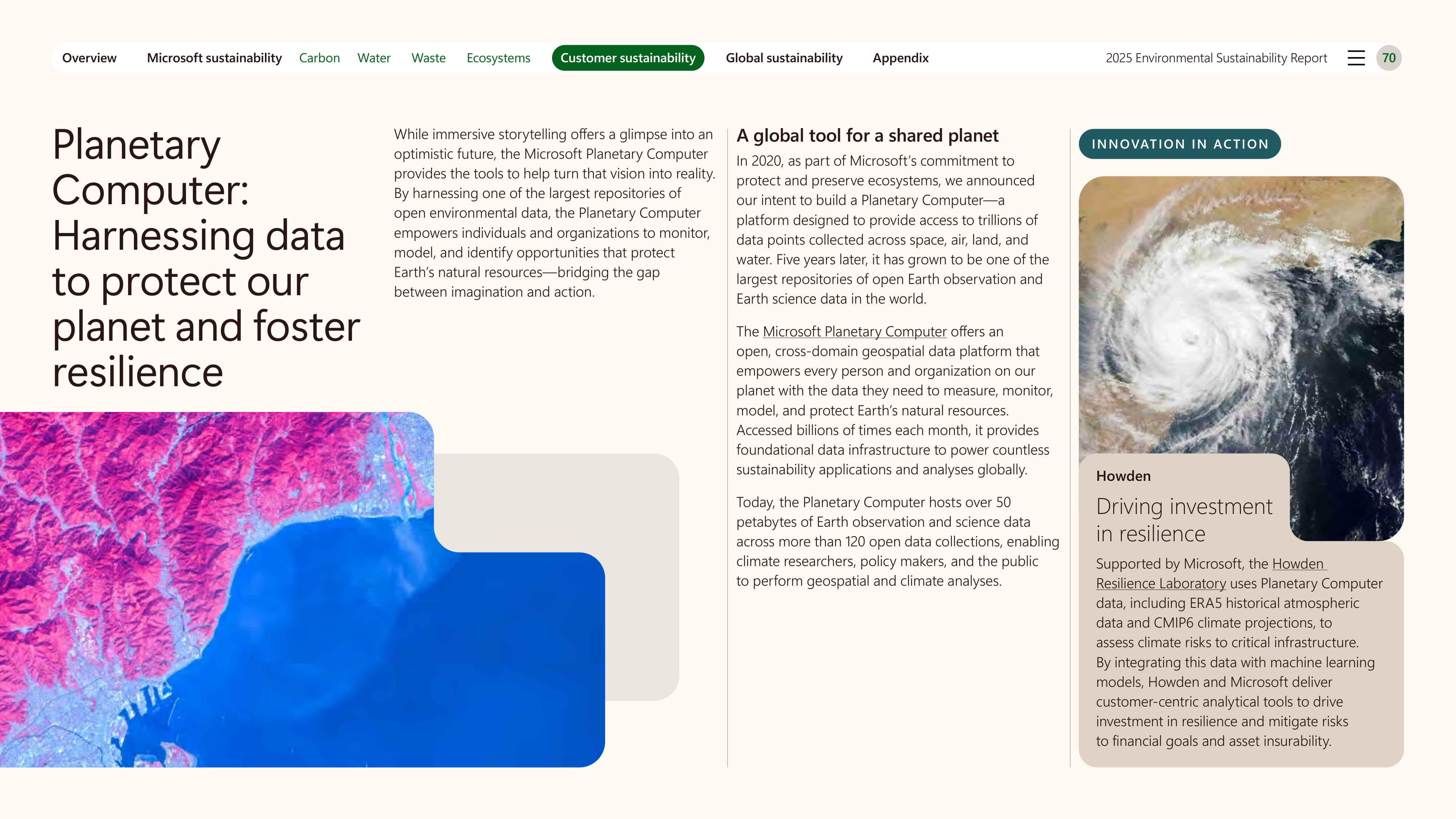 Microsoft Environmental Sustainability Report — page 70