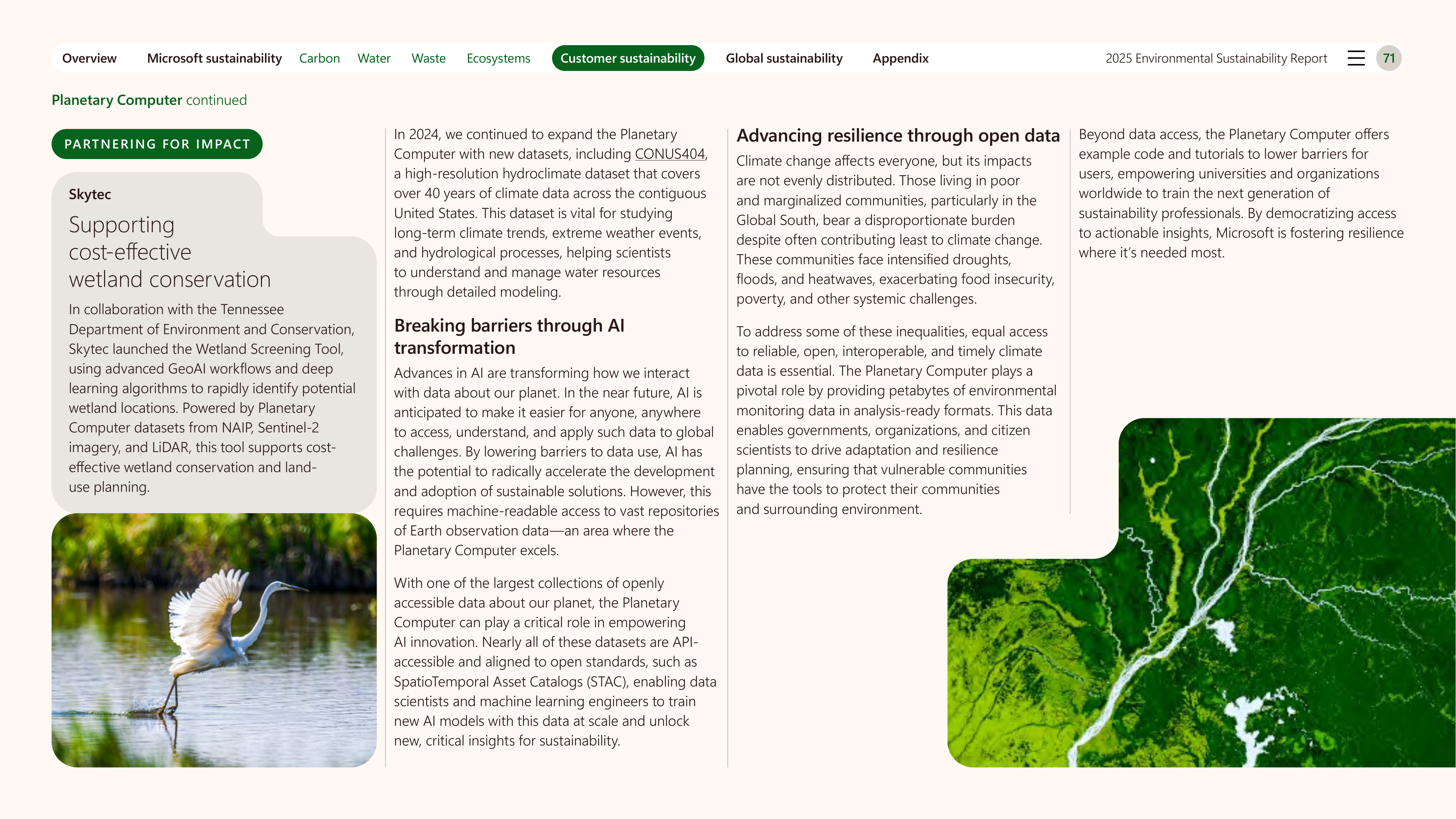 Microsoft Environmental Sustainability Report — page 71