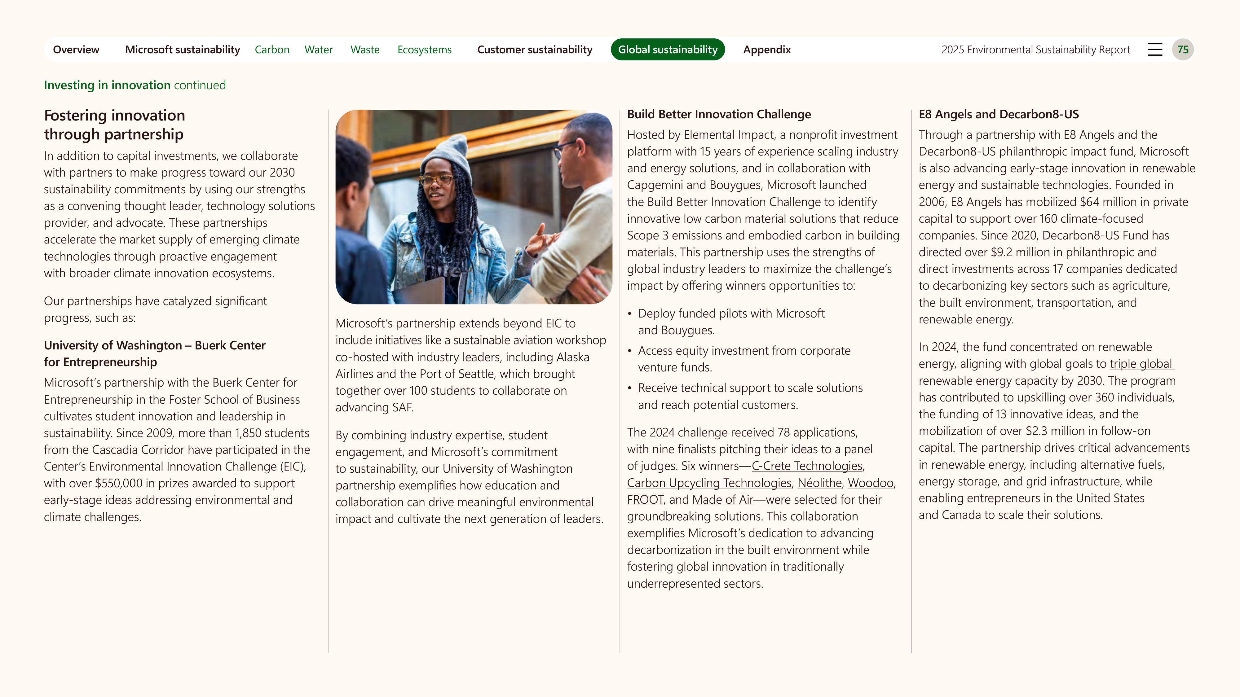 Microsoft Environmental Sustainability Report — page 75