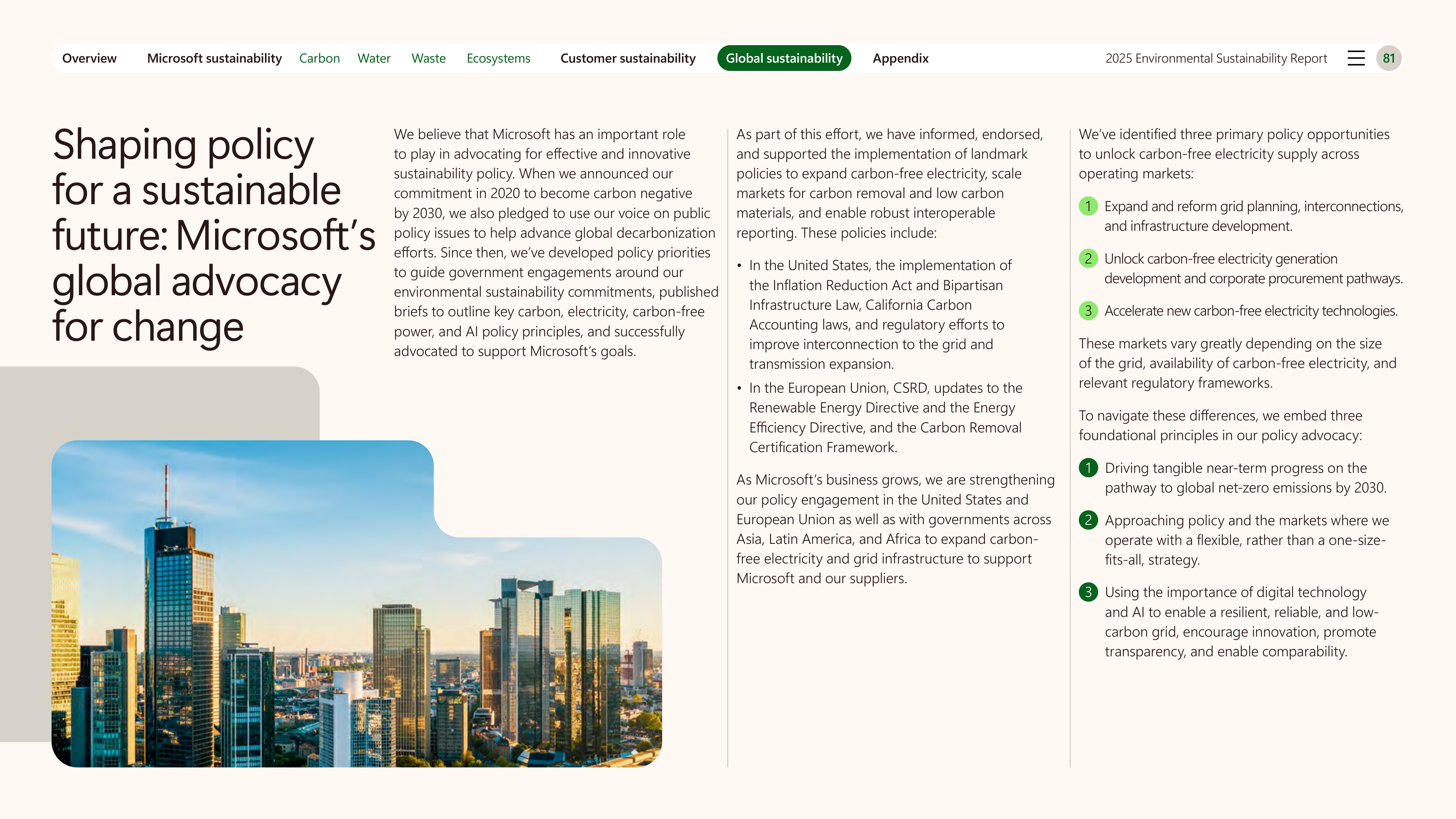 Microsoft Environmental Sustainability Report — page 81
