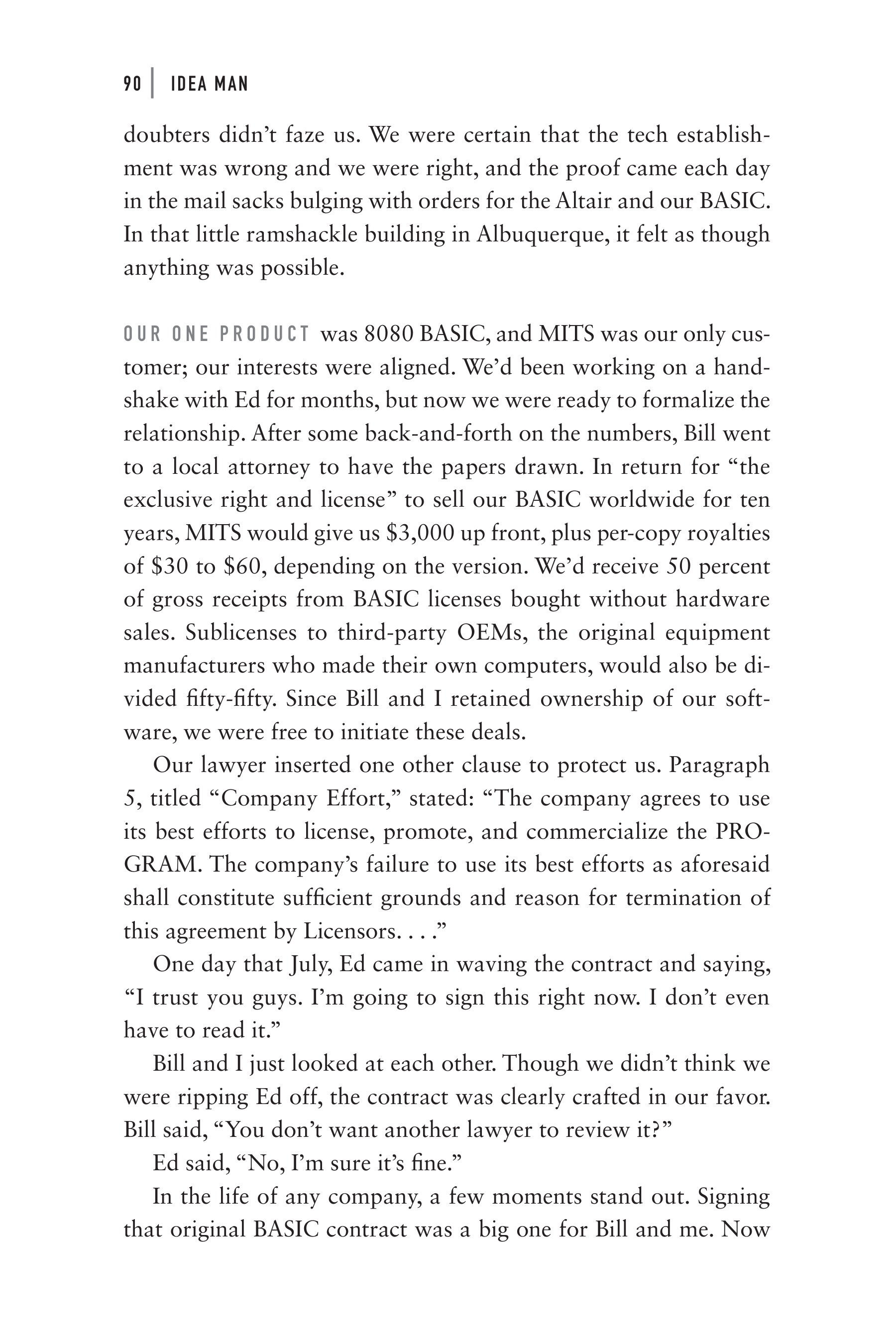 Microsoft Idea Man A Memoir by the Co-founder of Microsoft Biography — page 102