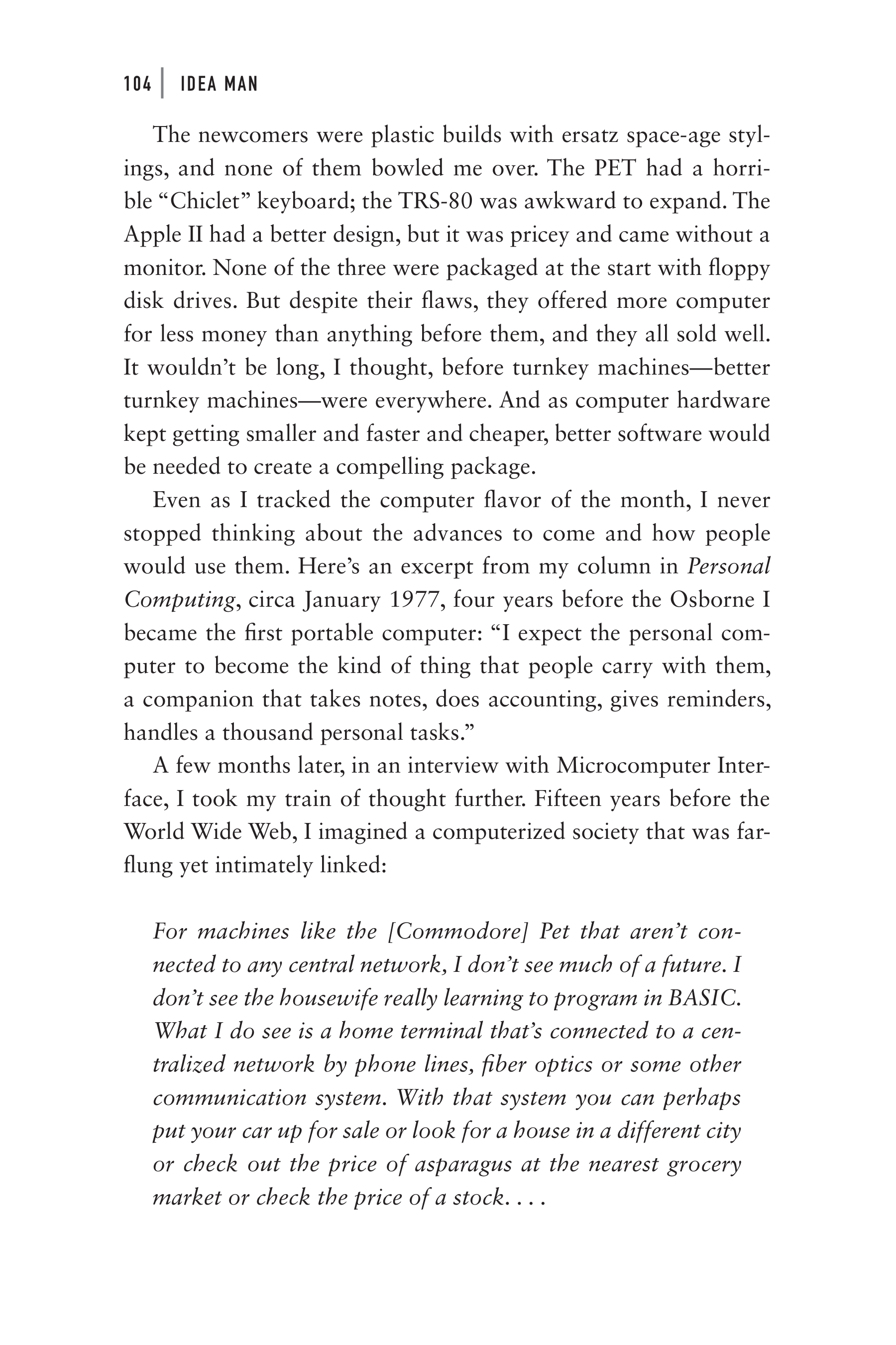 Microsoft Idea Man A Memoir by the Co-founder of Microsoft Biography — page 116