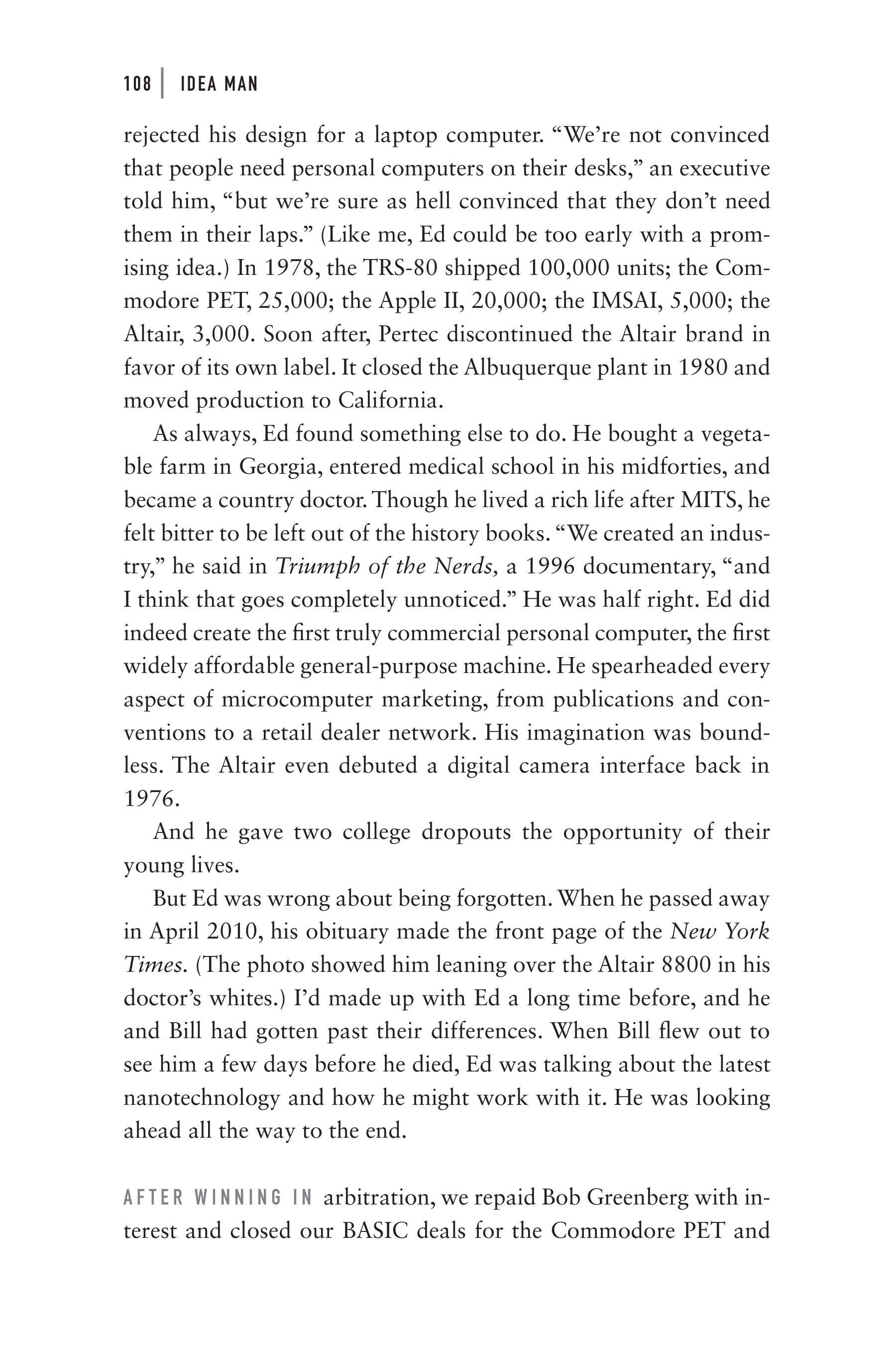 Microsoft Idea Man A Memoir by the Co-founder of Microsoft Biography — page 120