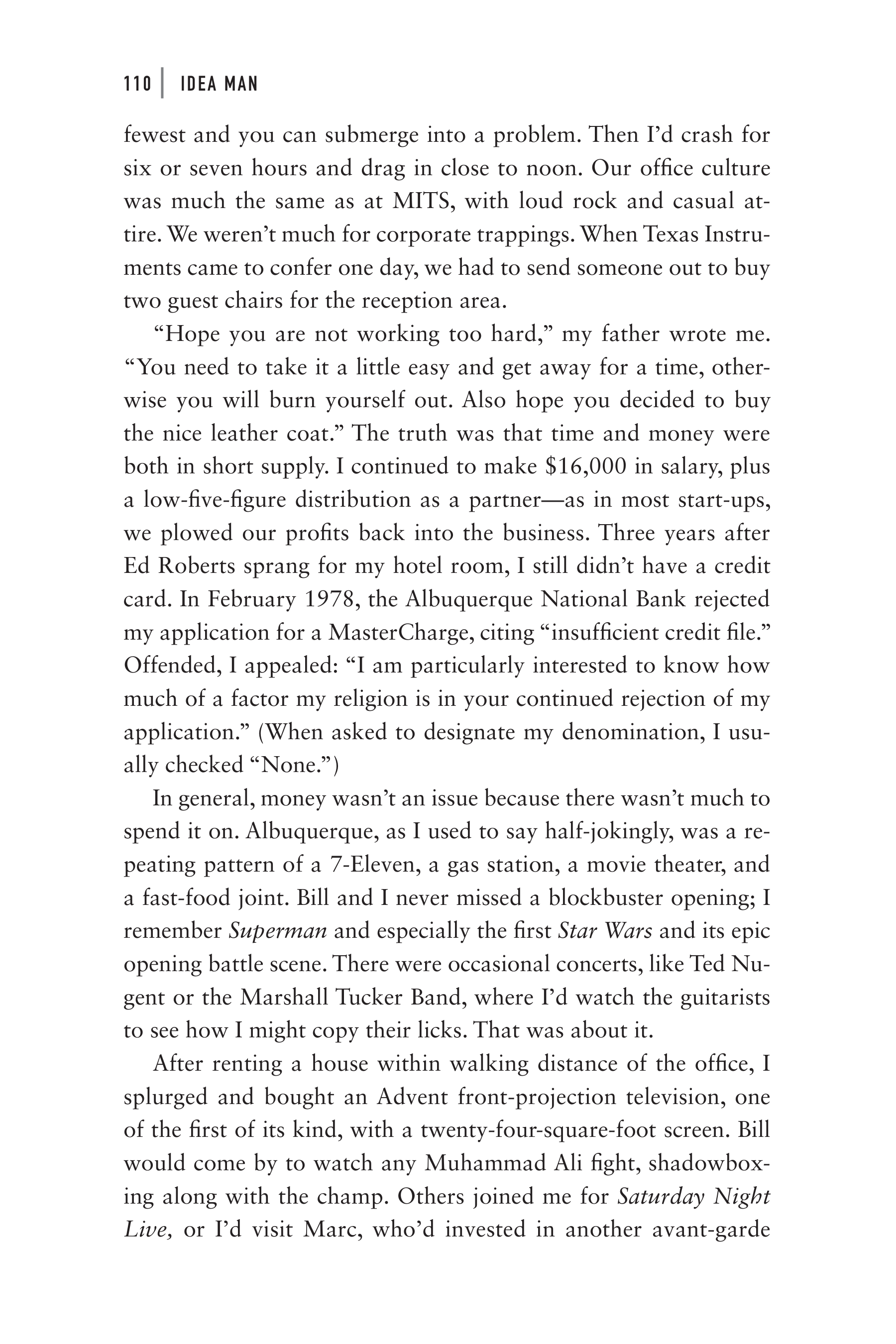 Microsoft Idea Man A Memoir by the Co-founder of Microsoft Biography — page 122