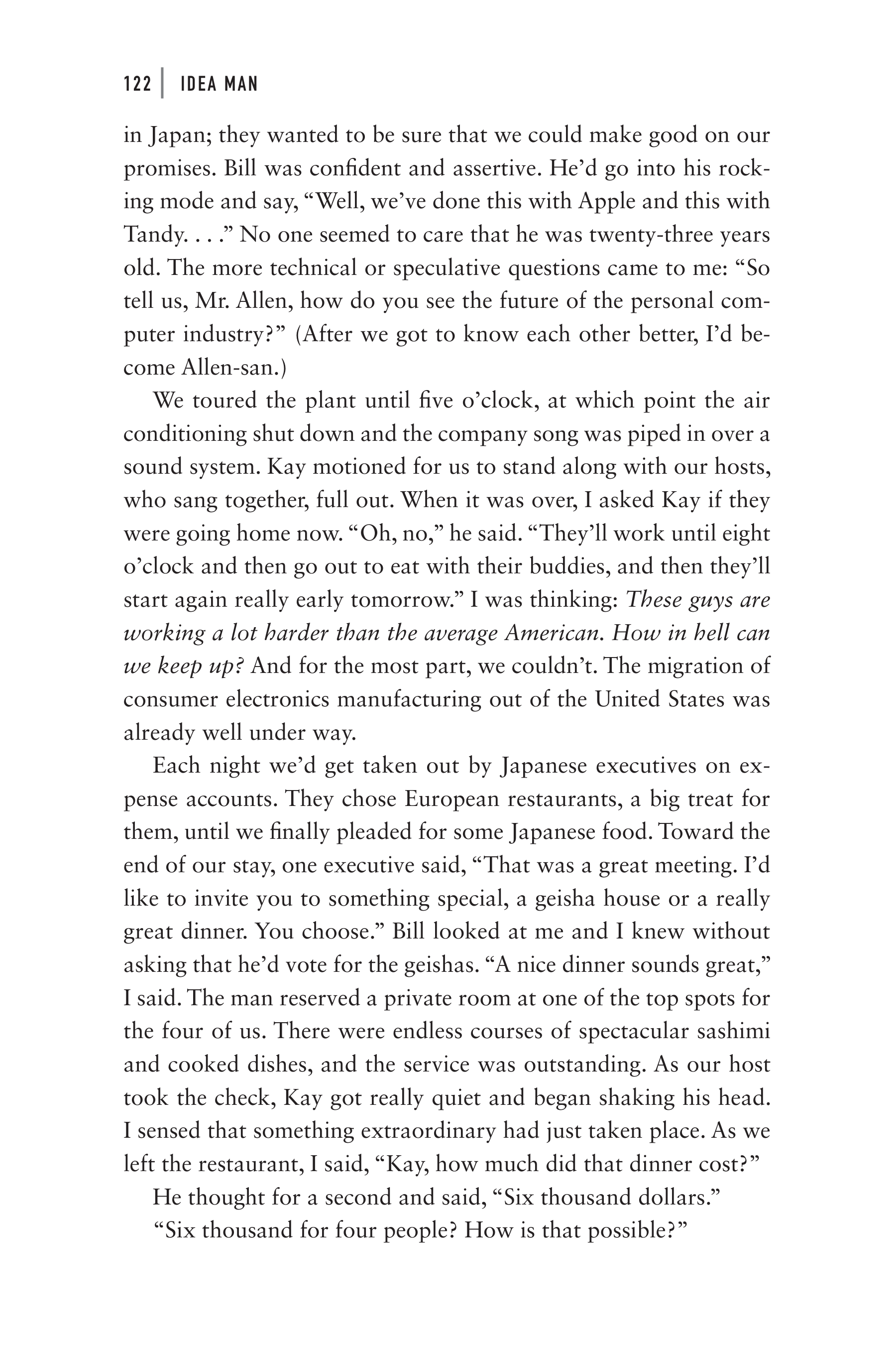 Microsoft Idea Man A Memoir by the Co-founder of Microsoft Biography — page 134