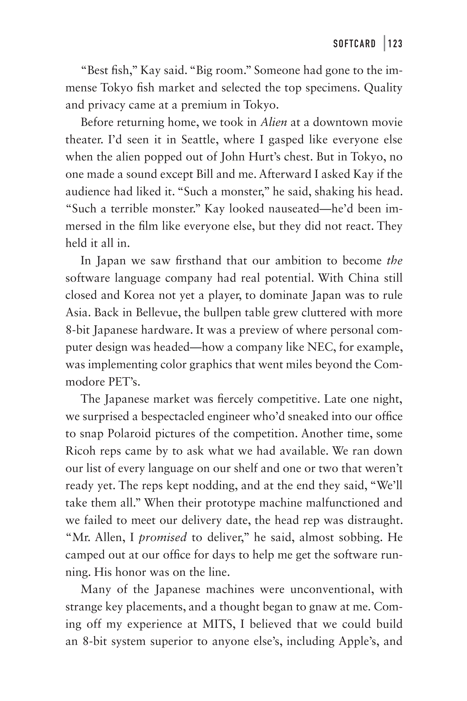 Microsoft Idea Man A Memoir by the Co-founder of Microsoft Biography — page 135